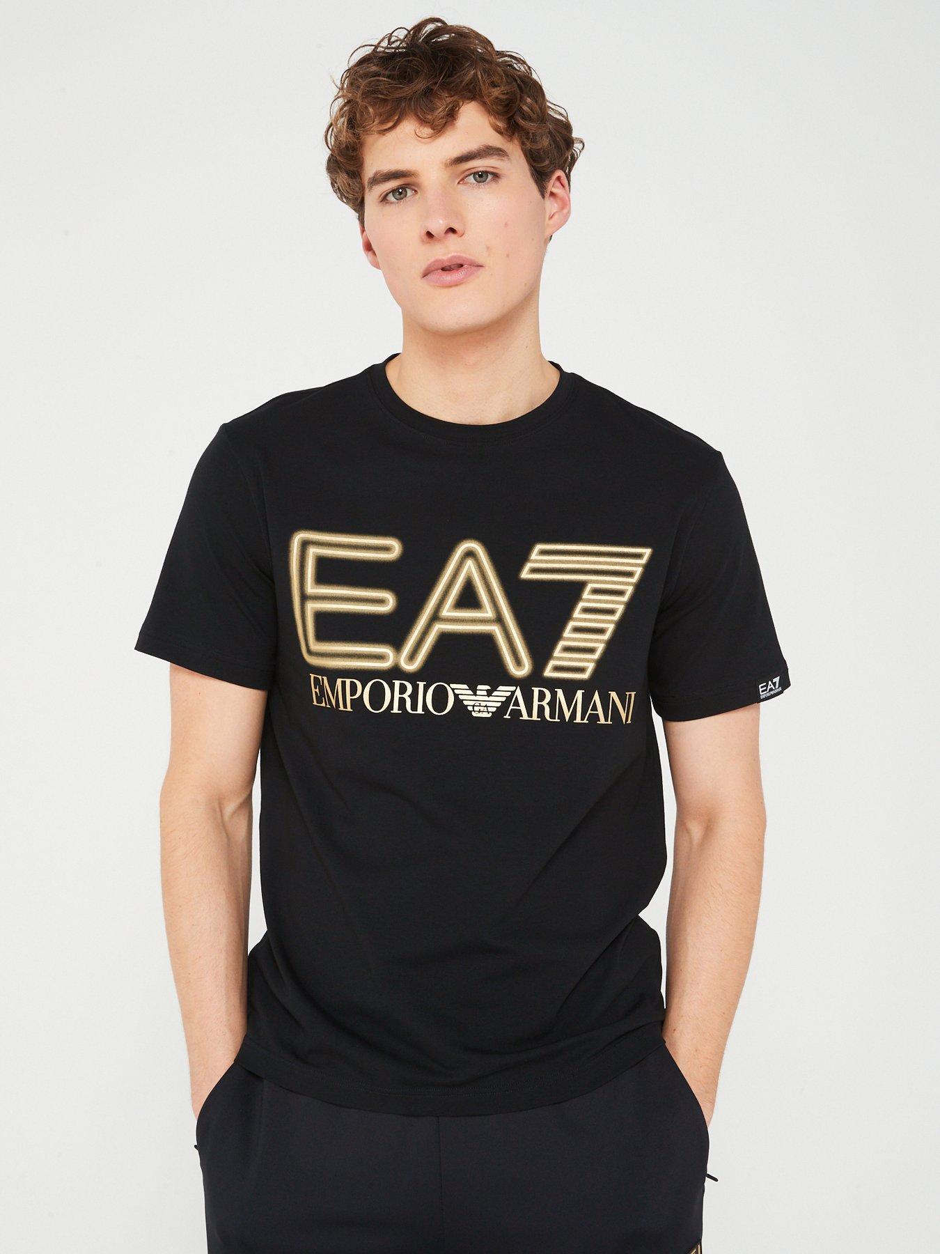 Ea7 white shirt hotsell