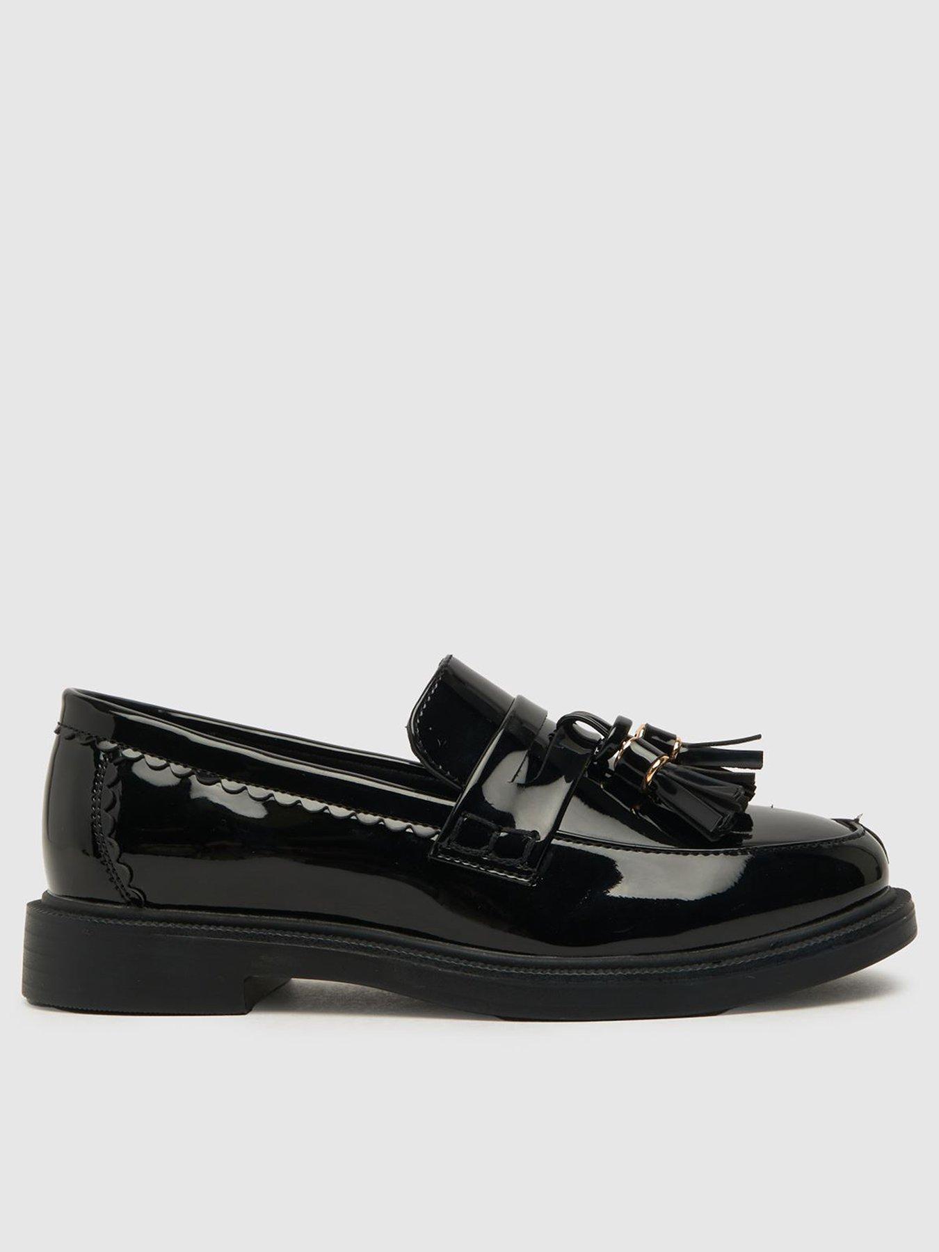 undefined Youth Lillie Loafer School Shoe - Black