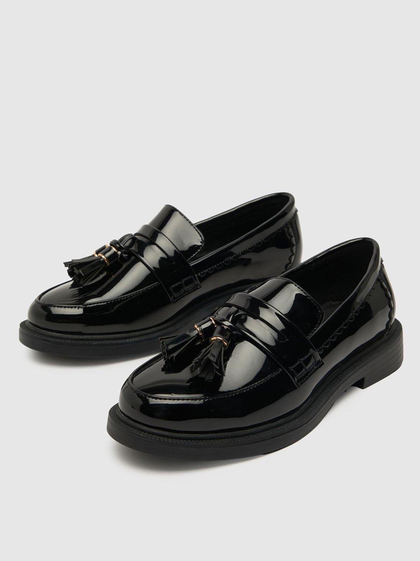 Schuh Junior Lillie Loafer School Shoe Black Littlewoods