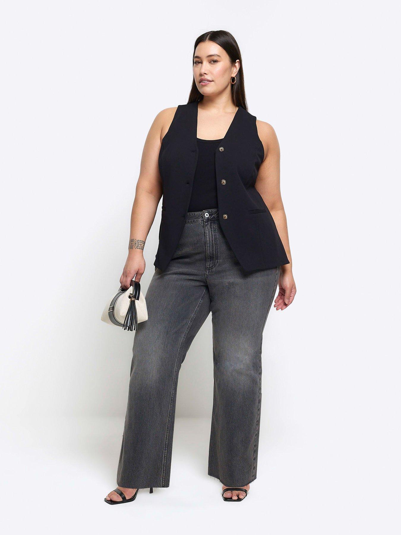  image of ri-plus-plus-high-rise-straight-jean-black