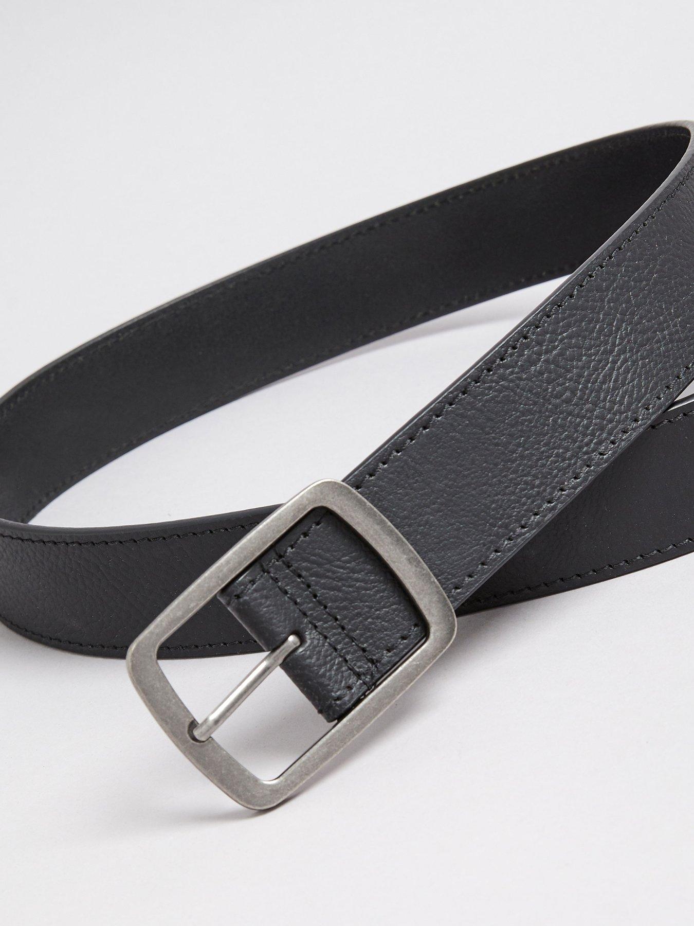  image of badrhino-leather-belt-black