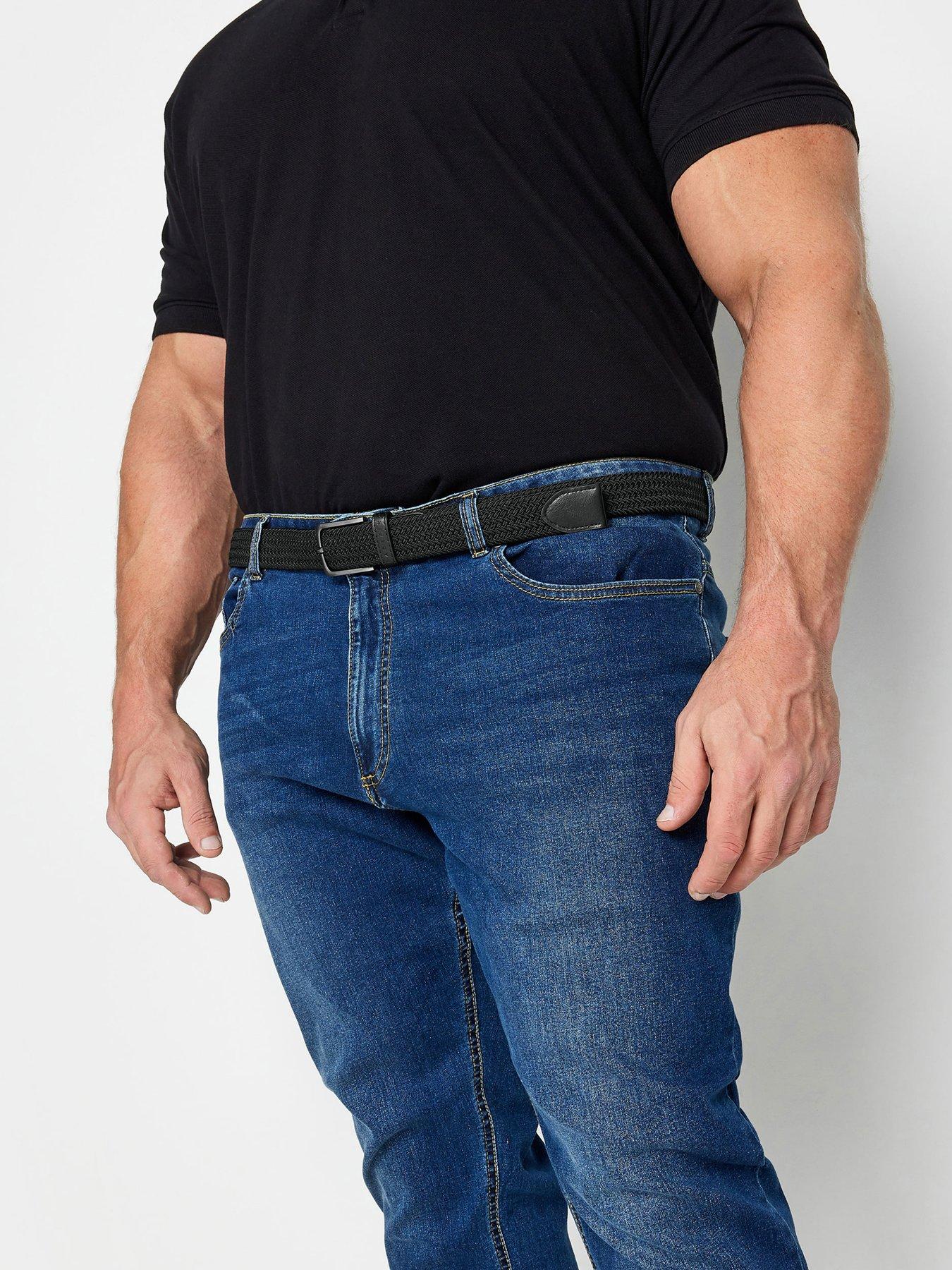  image of badrhino-rhino-flex-elastic-woven-belt-black