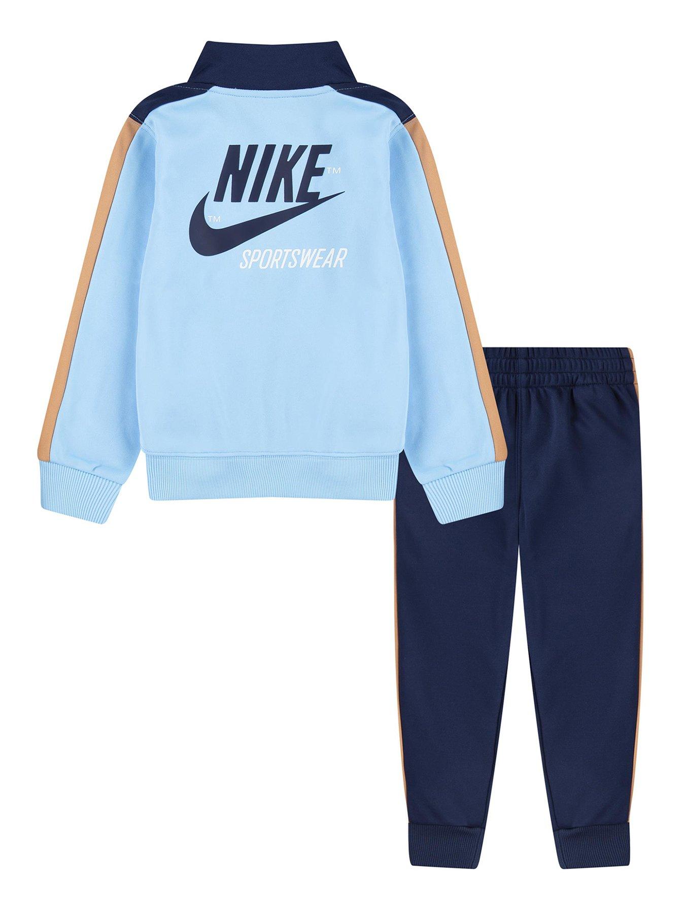 Kids Boys Tricot Tracksuit Navy