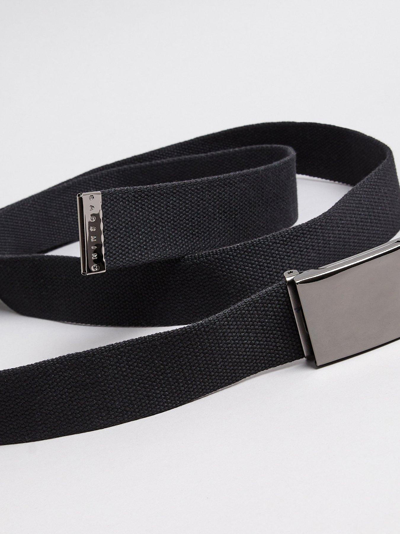 Image 3 of 3 of BadRhino Canvas Webbing Belt -&nbsp;Black