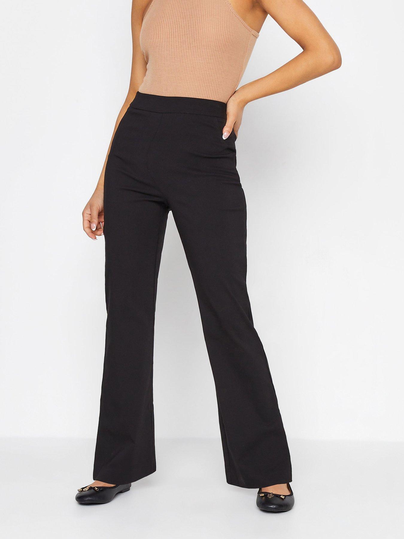 PixieGirl Petite Black Bi Stretch Bootcut Trouser 27