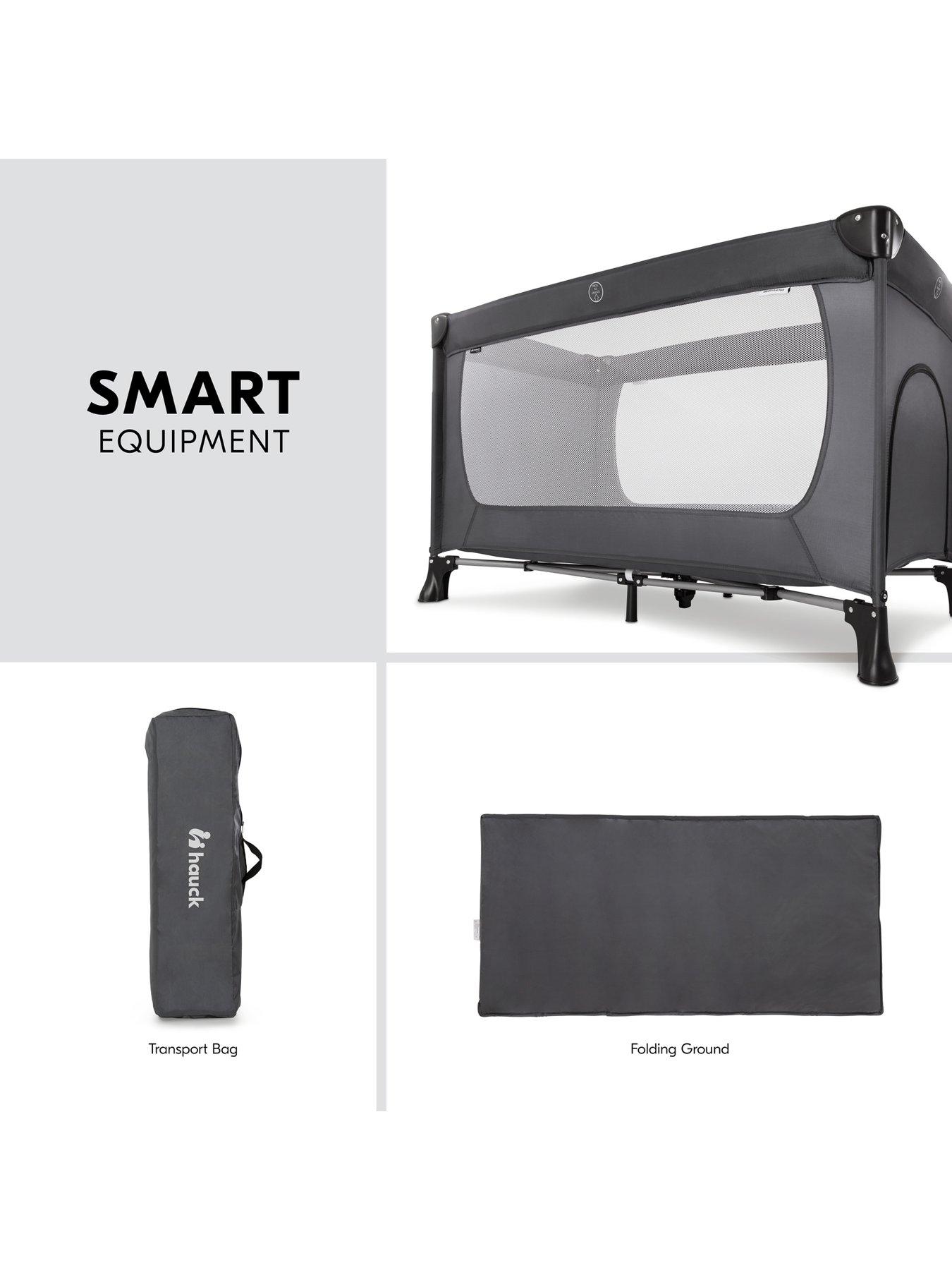 Image 4 of 7 of Hauck Dream N Play Plus Travel Cot- Grey