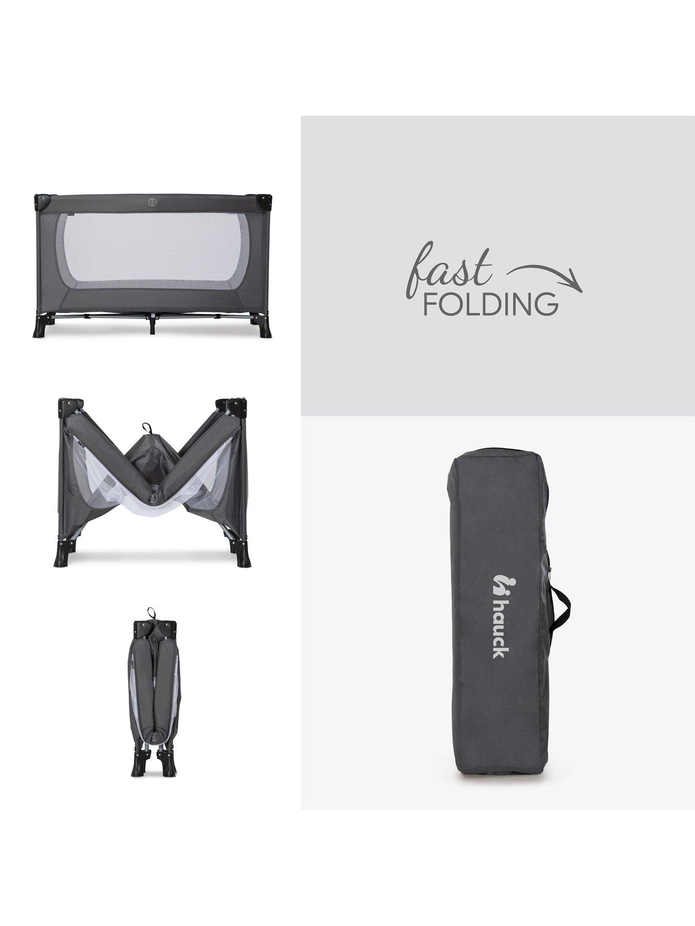 Image 5 of 7 of Hauck Dream N Play Plus Travel Cot- Grey