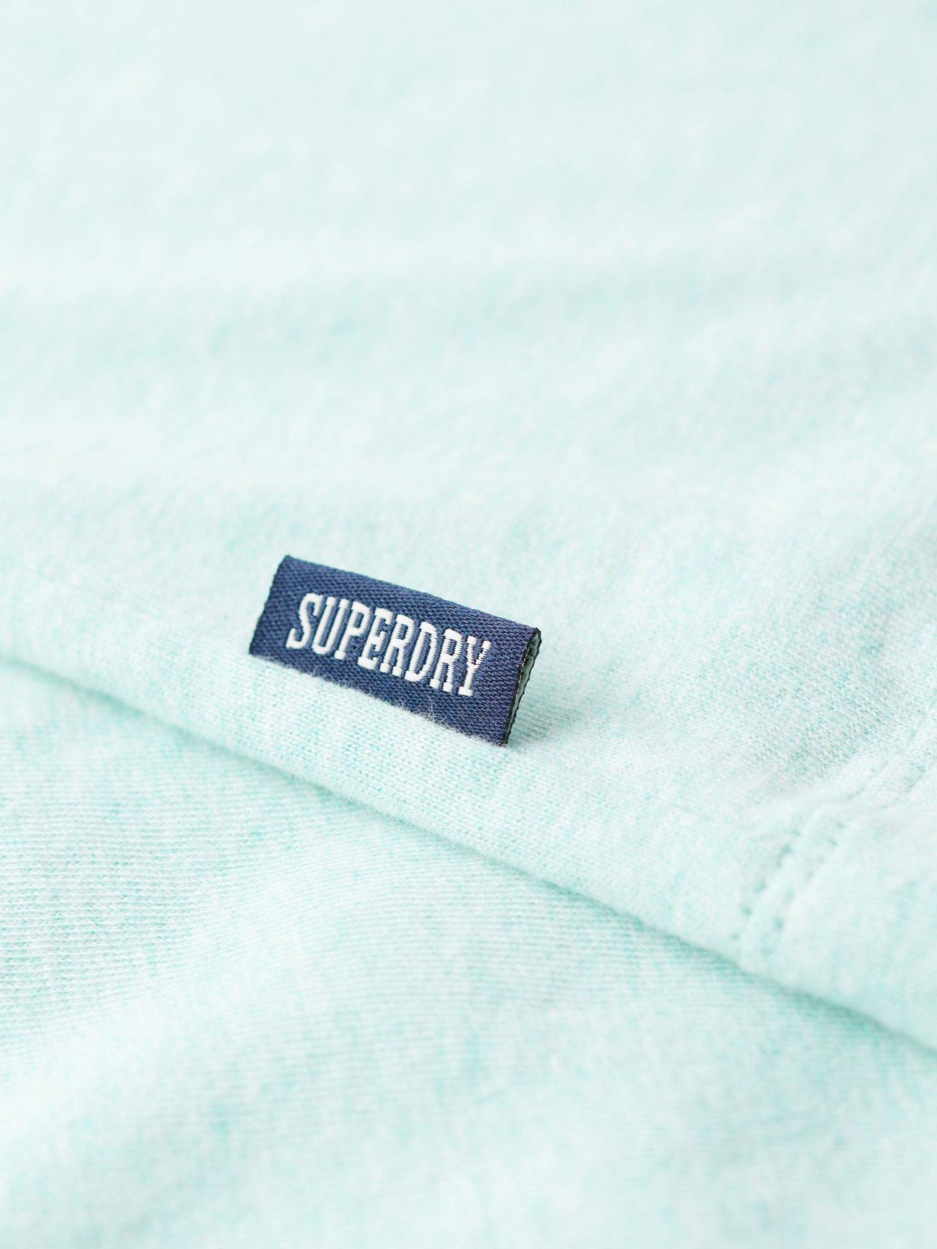  image of superdry-essential-logo-embroidered-t-shirt-light-green
