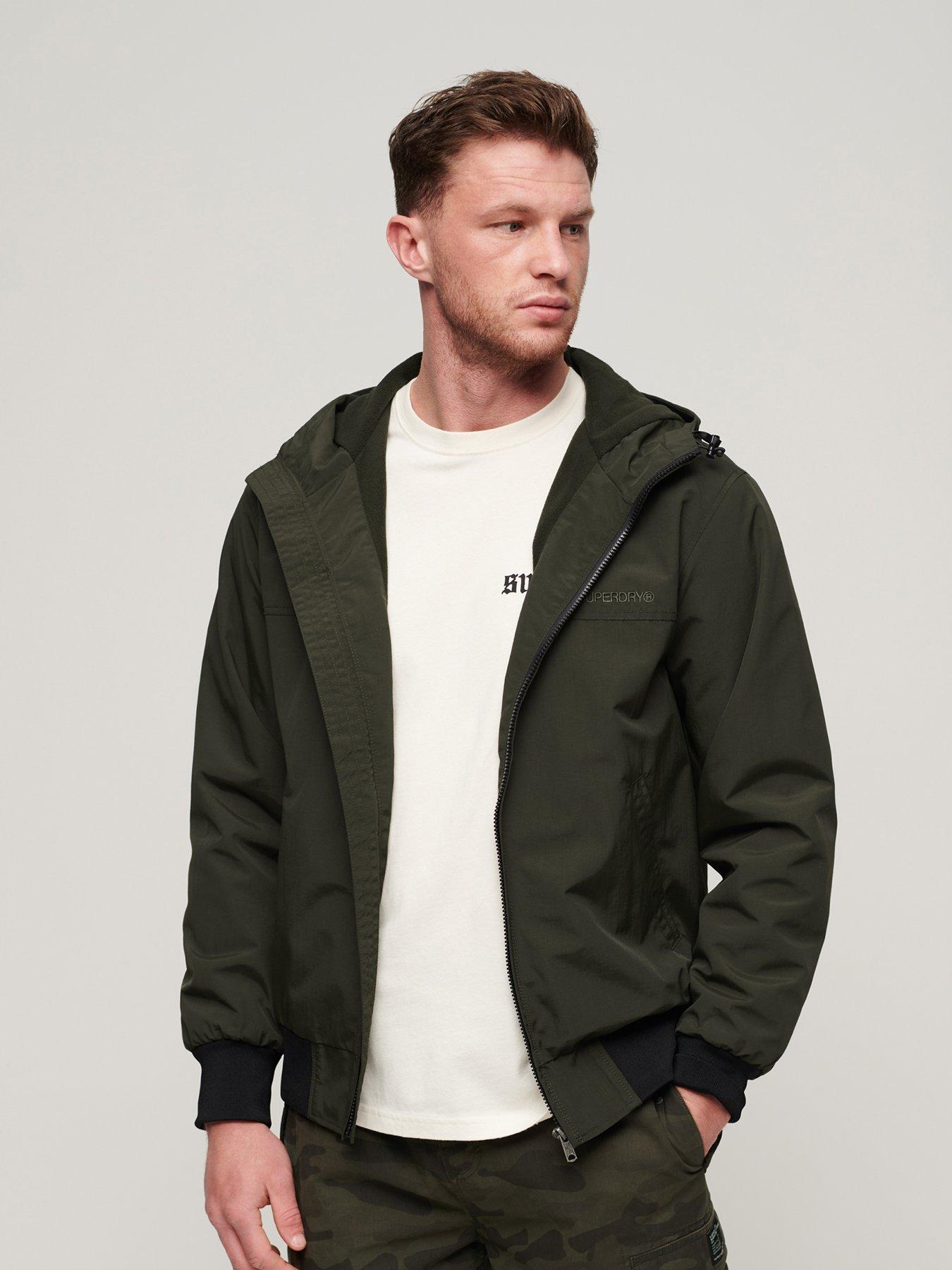 undefined Surplus Nylon Hooded Bomber Jacket - Dark Green