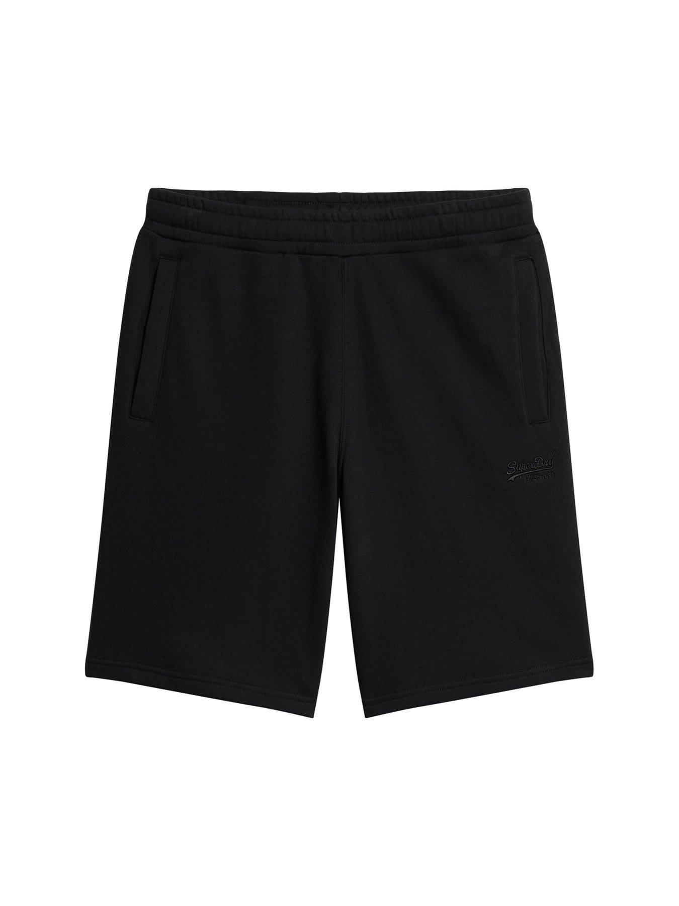  image of superdry-essential-logo-jersey-shorts-black