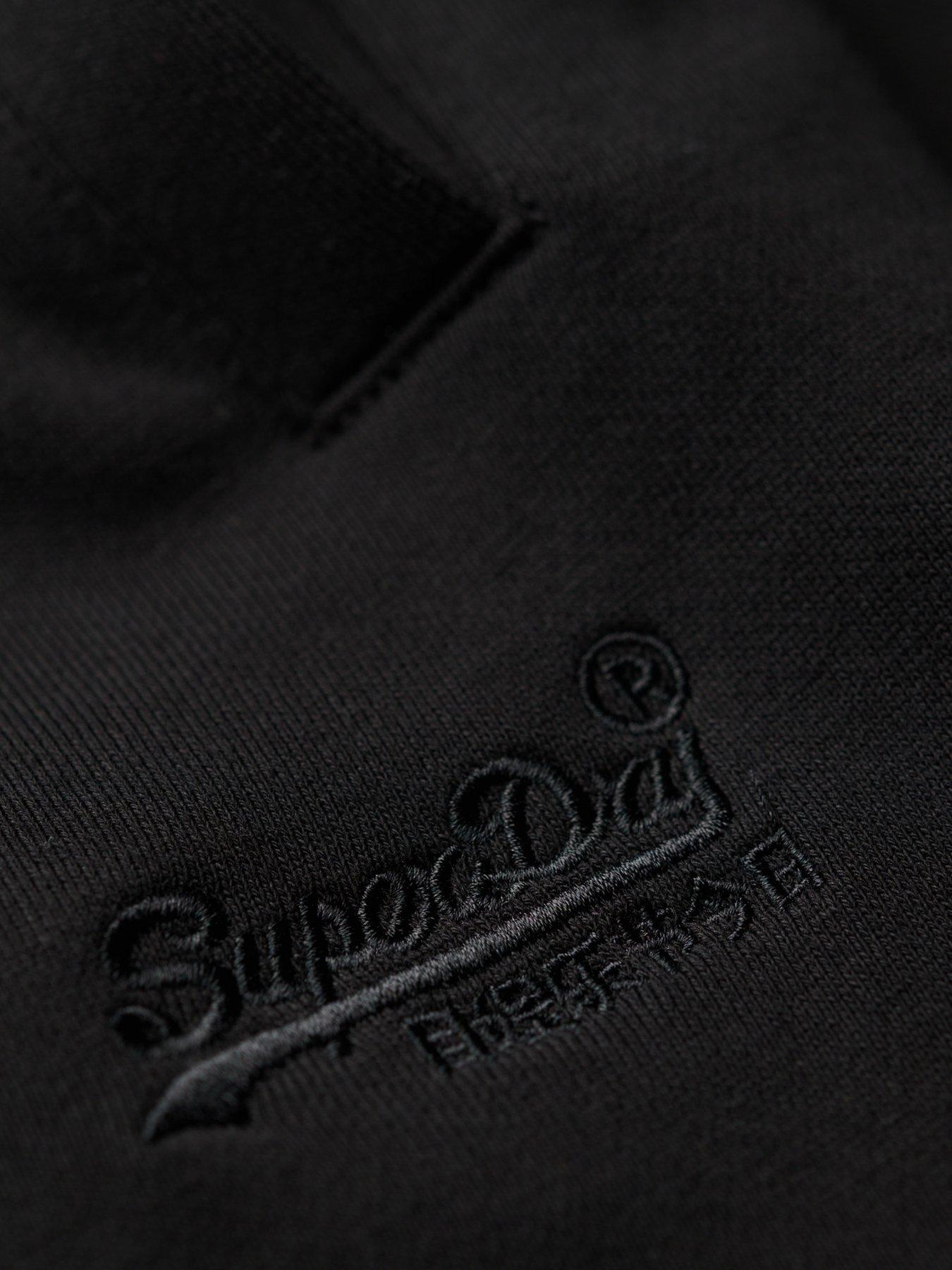  image of superdry-essential-logo-jersey-shorts-black