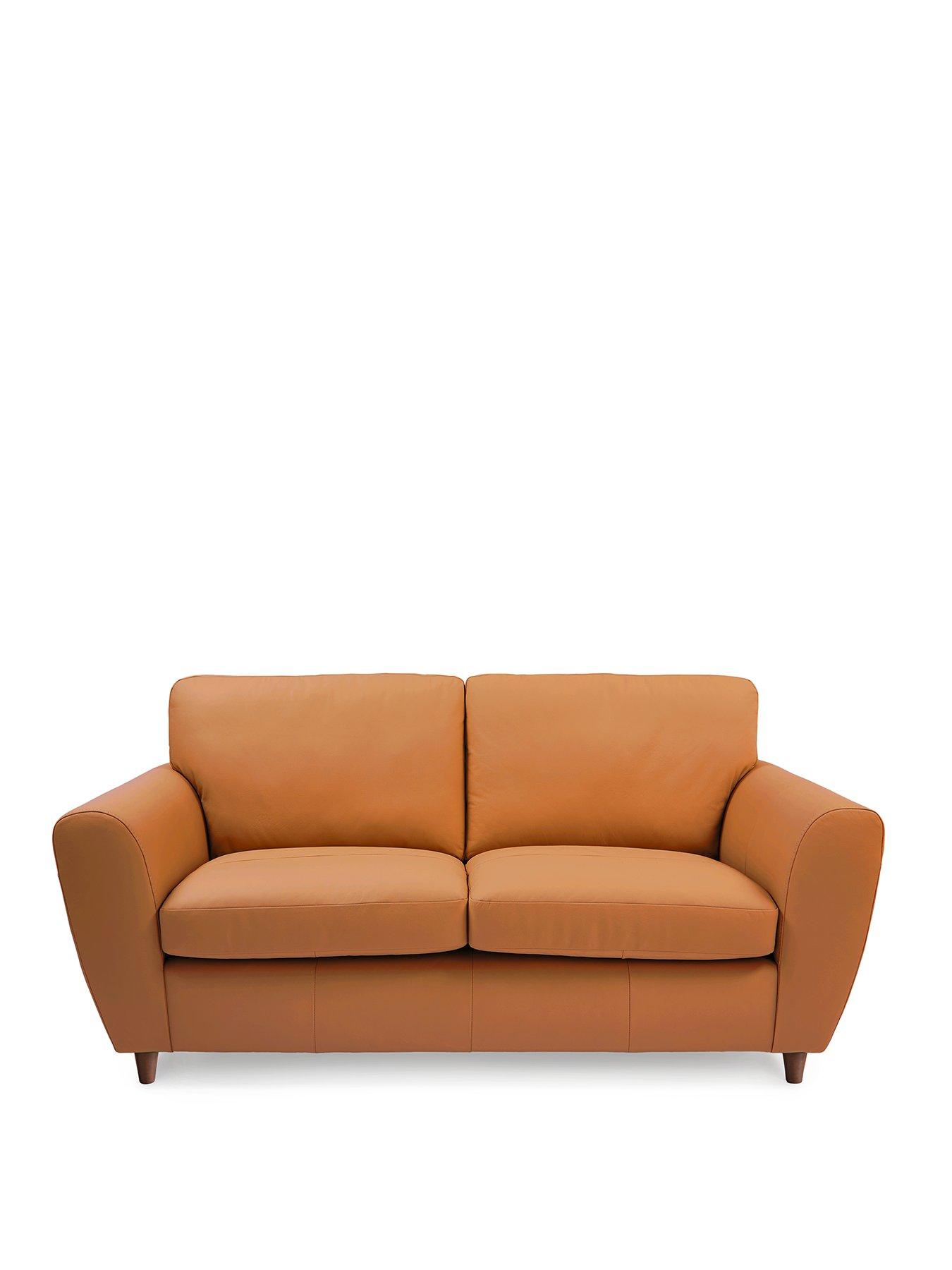 Image 2 of 7 of The Very Collection Shay Italian Leather 2 Seater Sofa