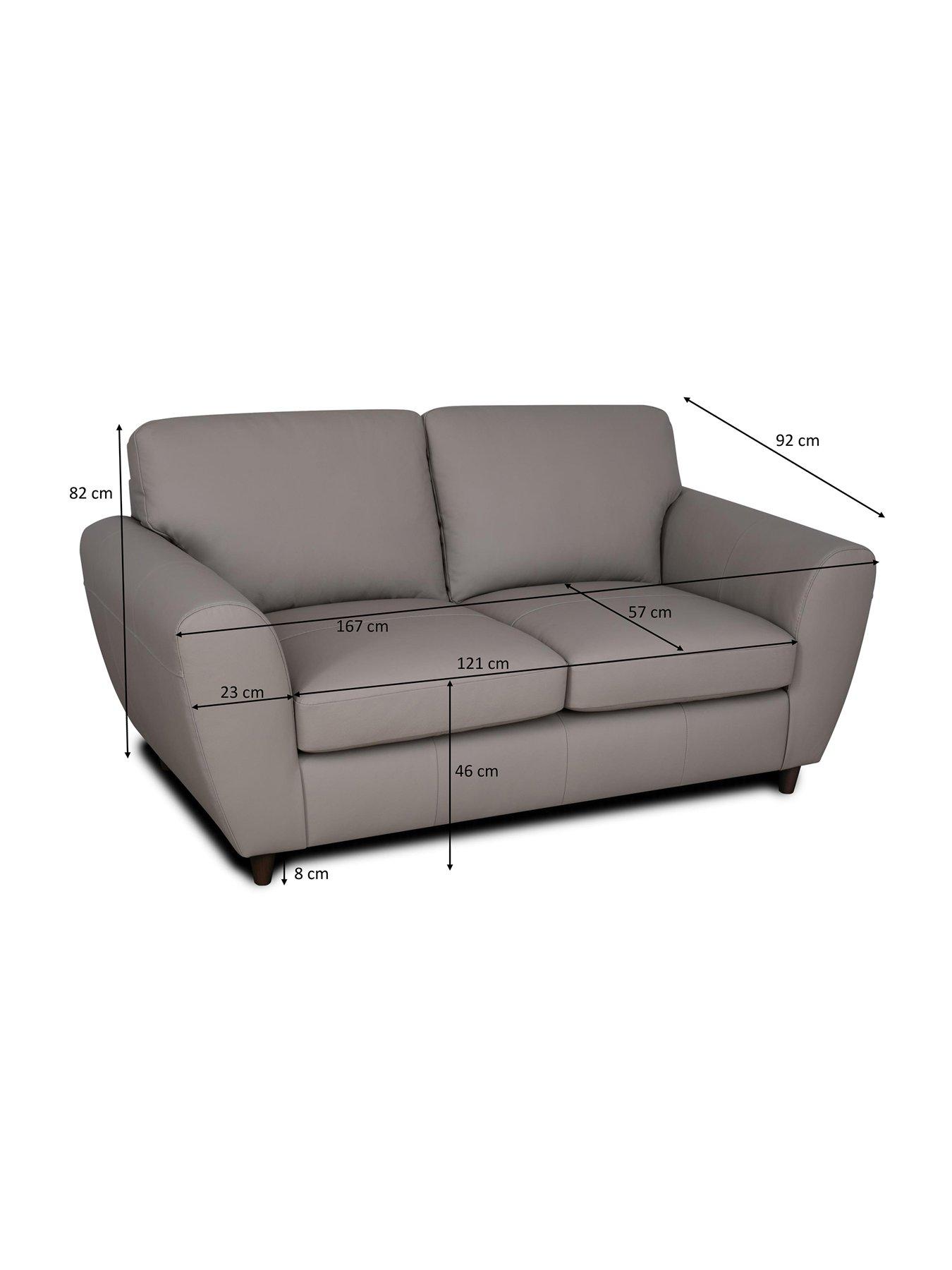 Image 6 of 7 of The Very Collection Shay Italian Leather 2 Seater Sofa