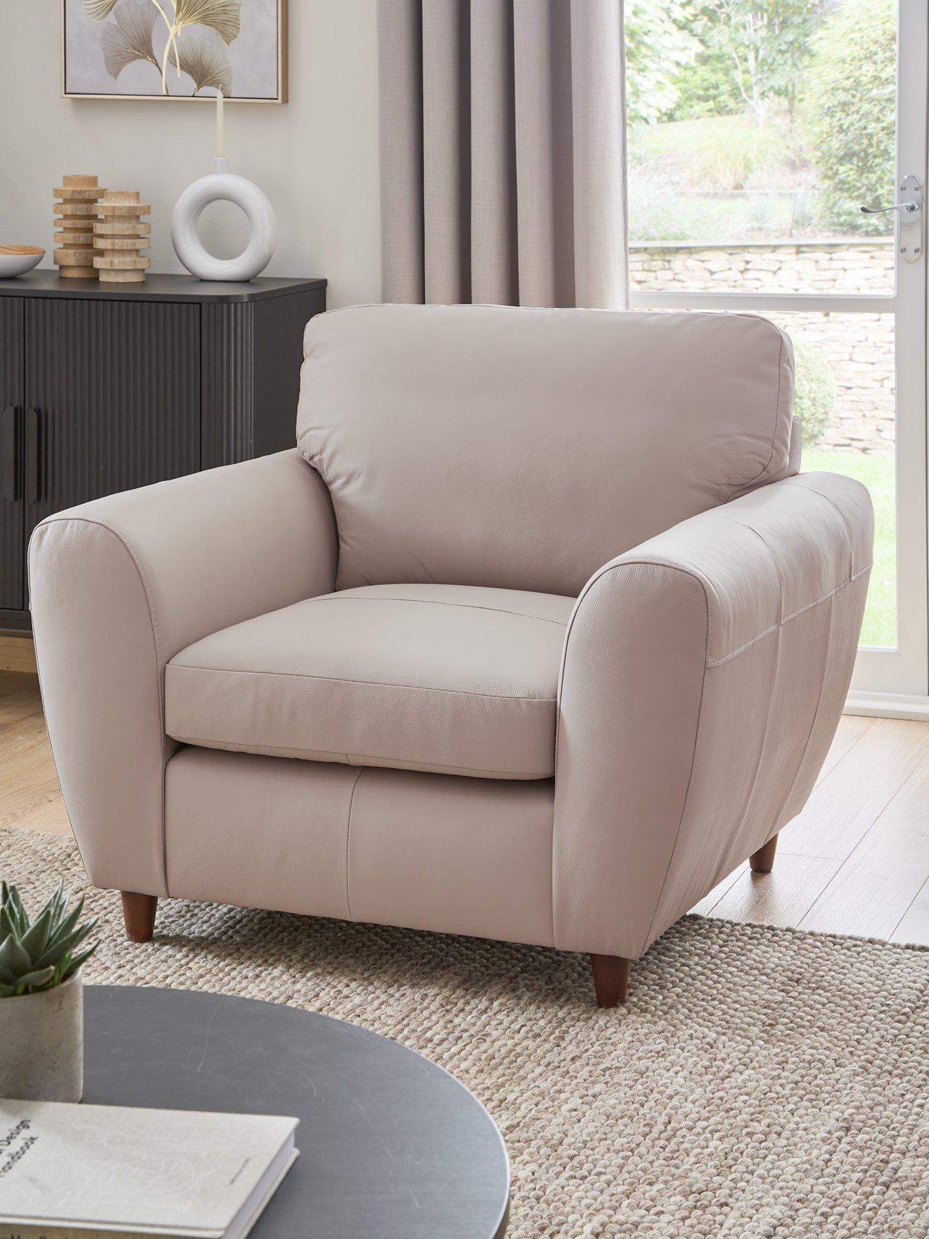 The Very Collection Shay Italian Leather Armchair