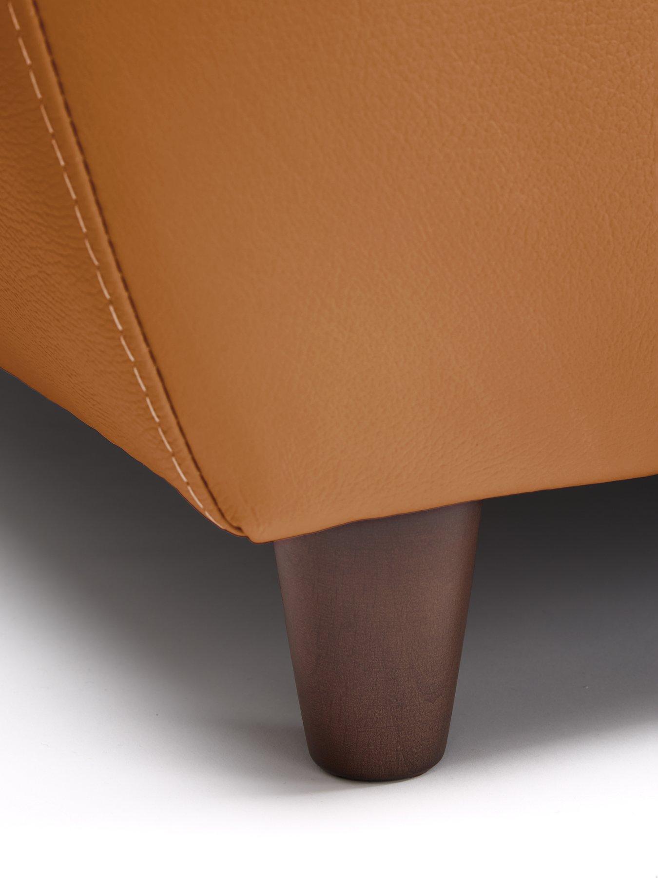 Image 4 of 7 of The Very Collection Shay Italian Leather Armchair
