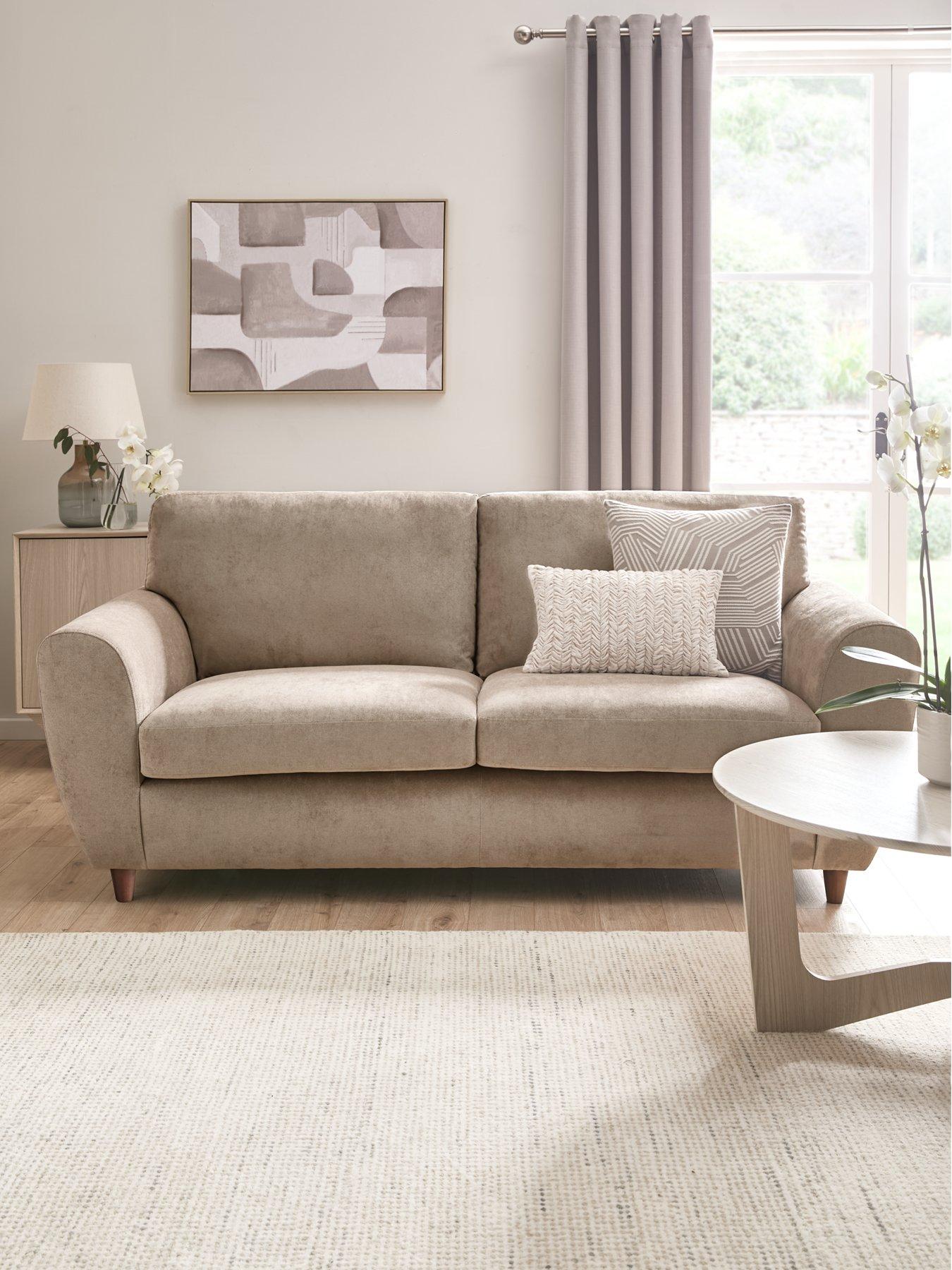 The Very Collection Shay 3 Seater Fabric Standard Back Sofa - FSC Certified