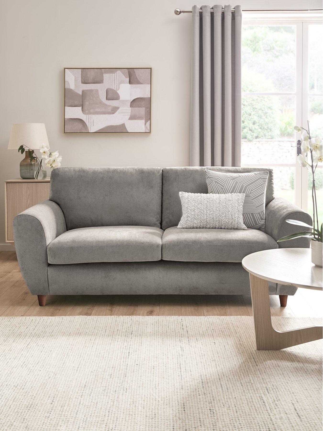 The Very Collection Shay 3 Seater Fabric Standard Back Sofa - FSC Certified