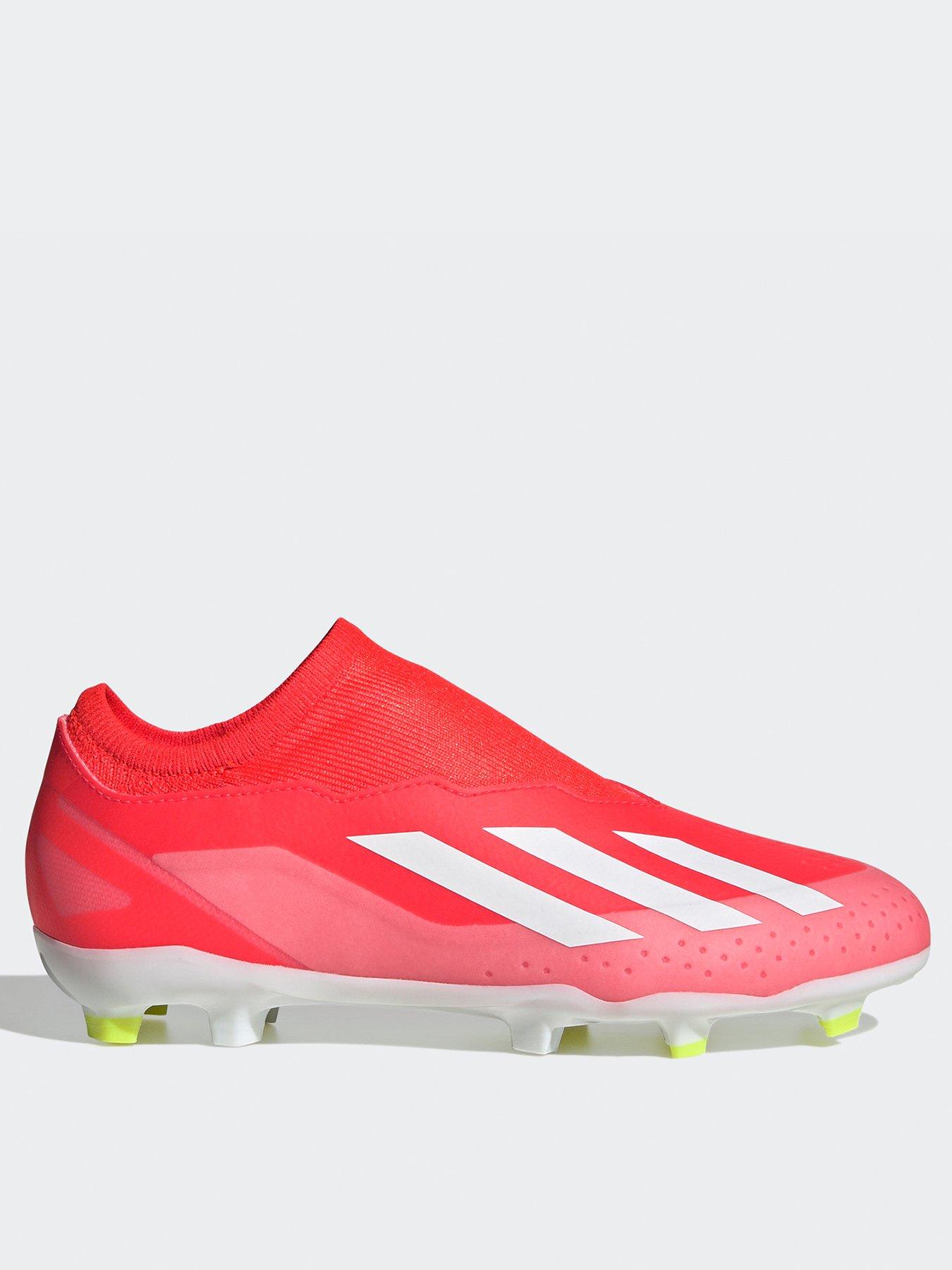 Junior football boots laceless best sale