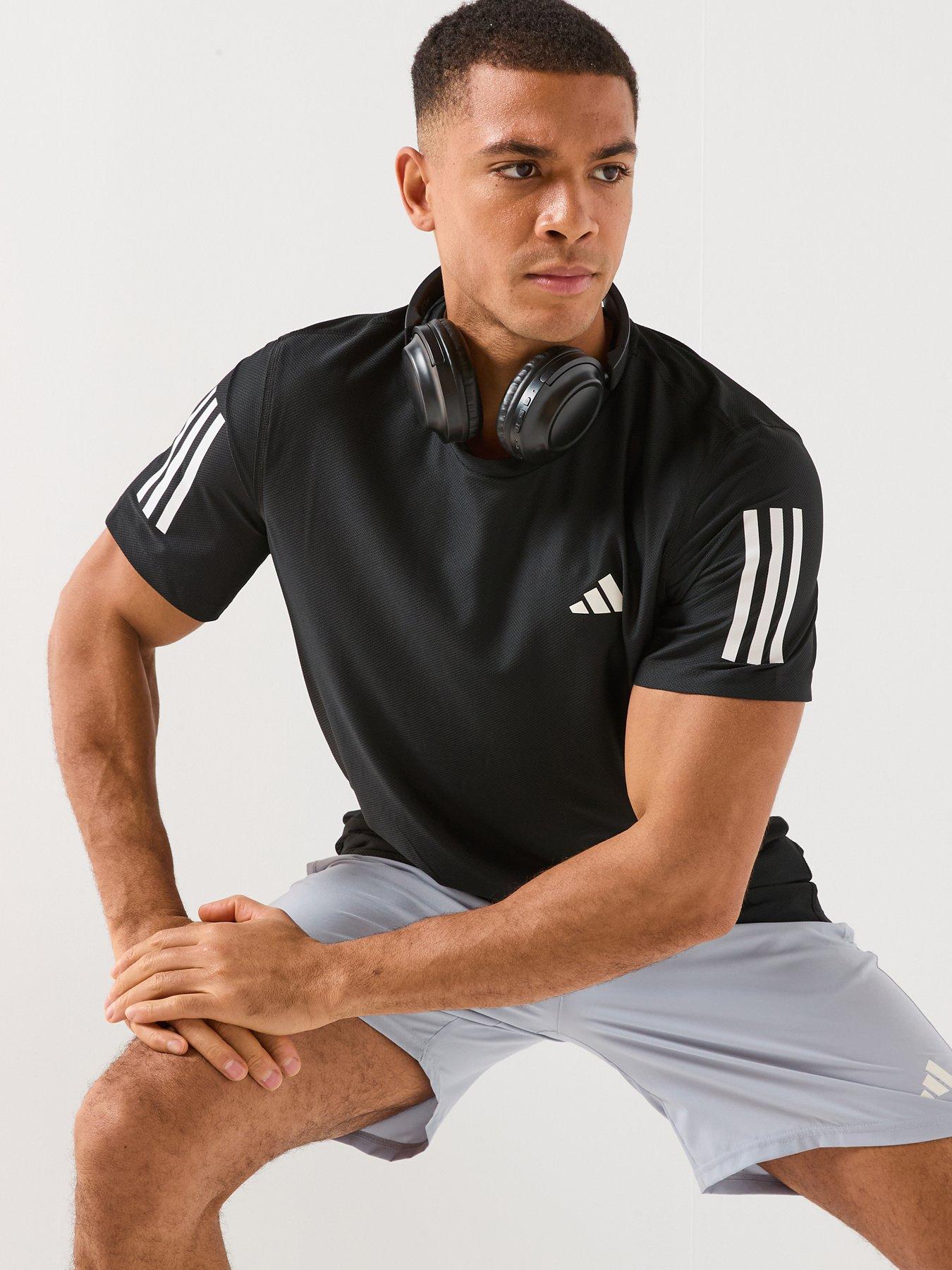 adidas Mens Own The Run Tee - Black