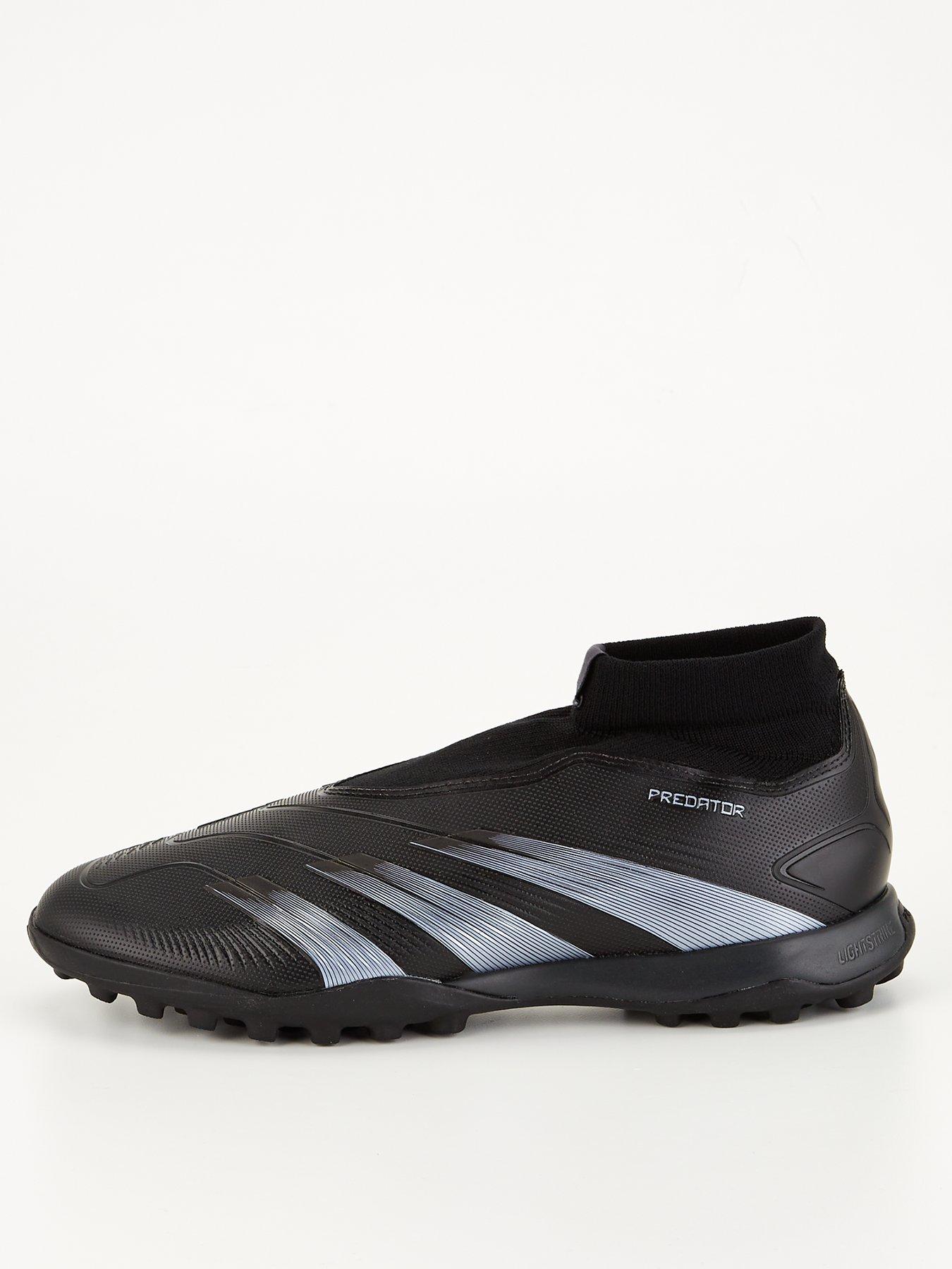 adidas Mens Predator Laceless Astro Turf Football Boot -black