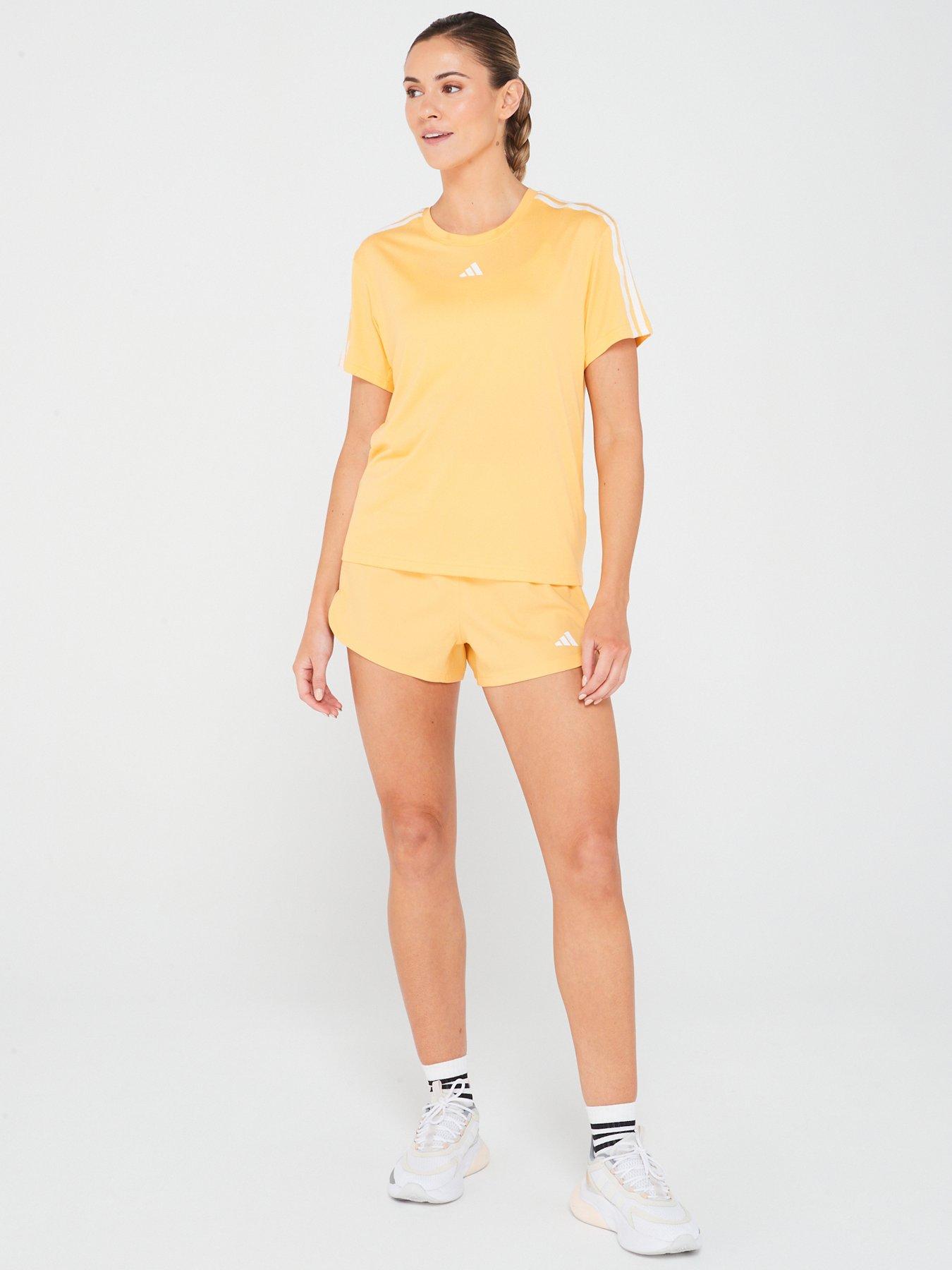 Orange adidas shirt womens online