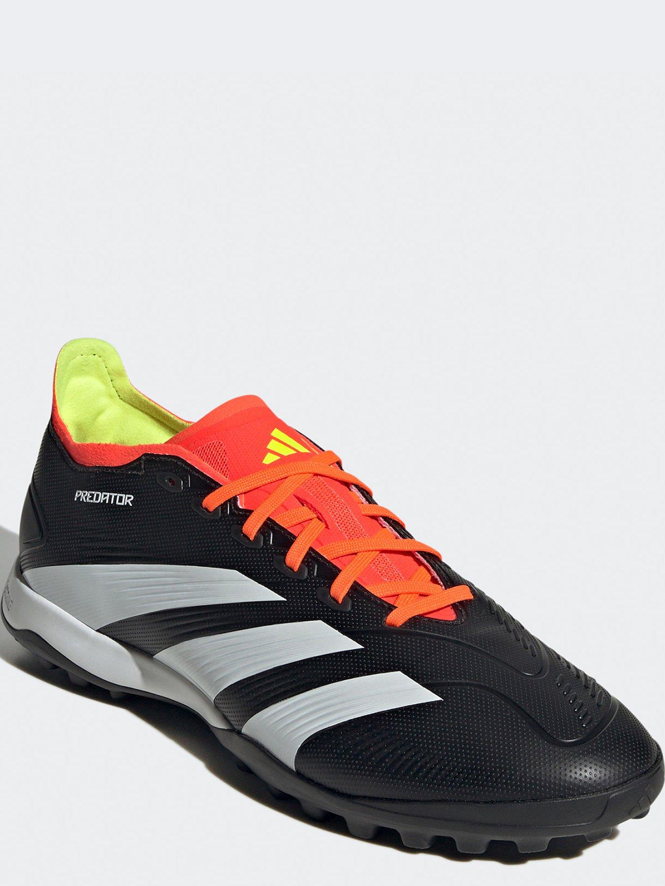 Adidas predator black clearance and red astro turf