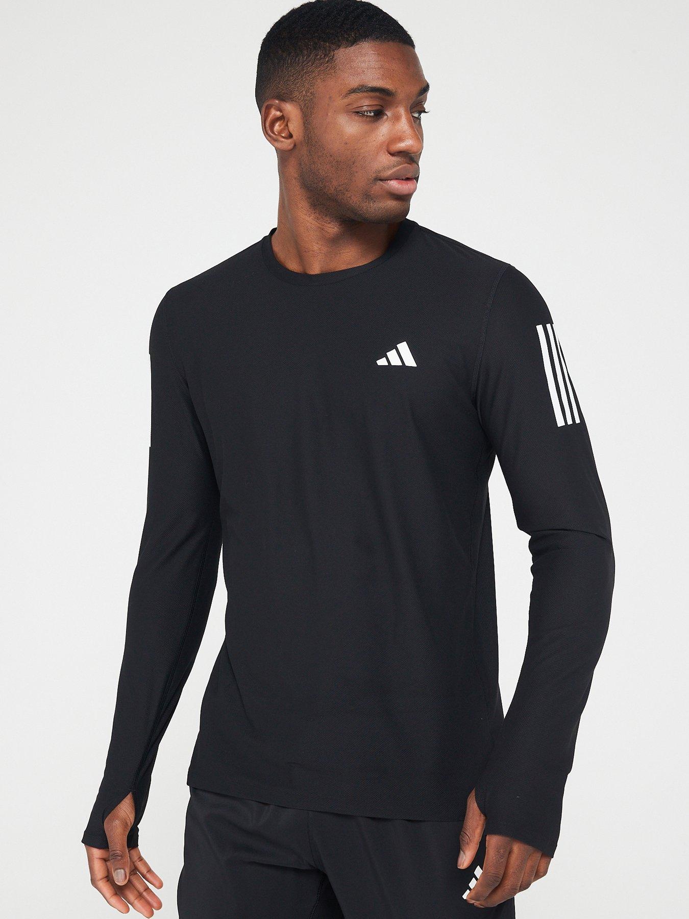 adidas Men's Running Own The Run Long Sleeve T-Shirt Black