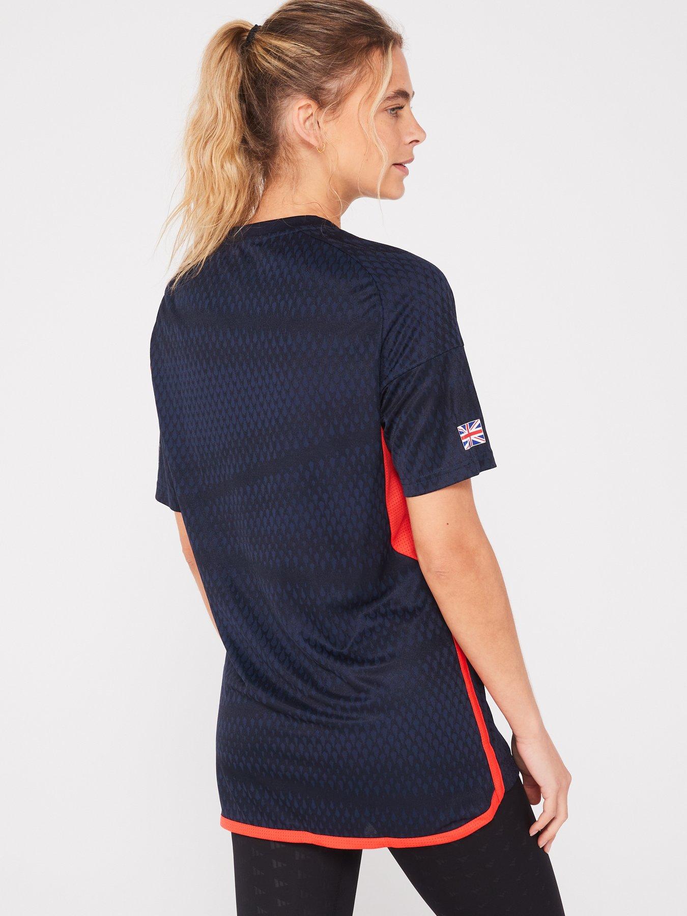 Image 2 of 4 of adidas Women's Team GB&nbsp;Football Jersey - Navy