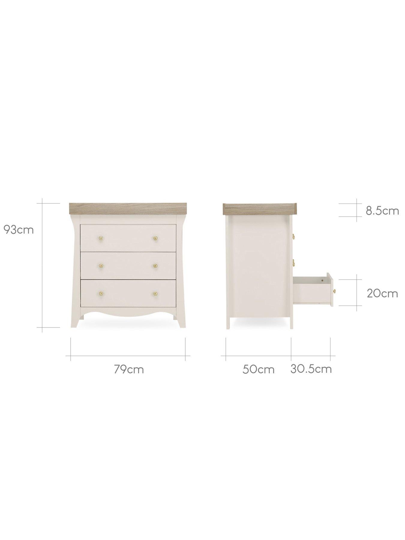  image of cuddleco-clara-dresser-changer-cashmereash