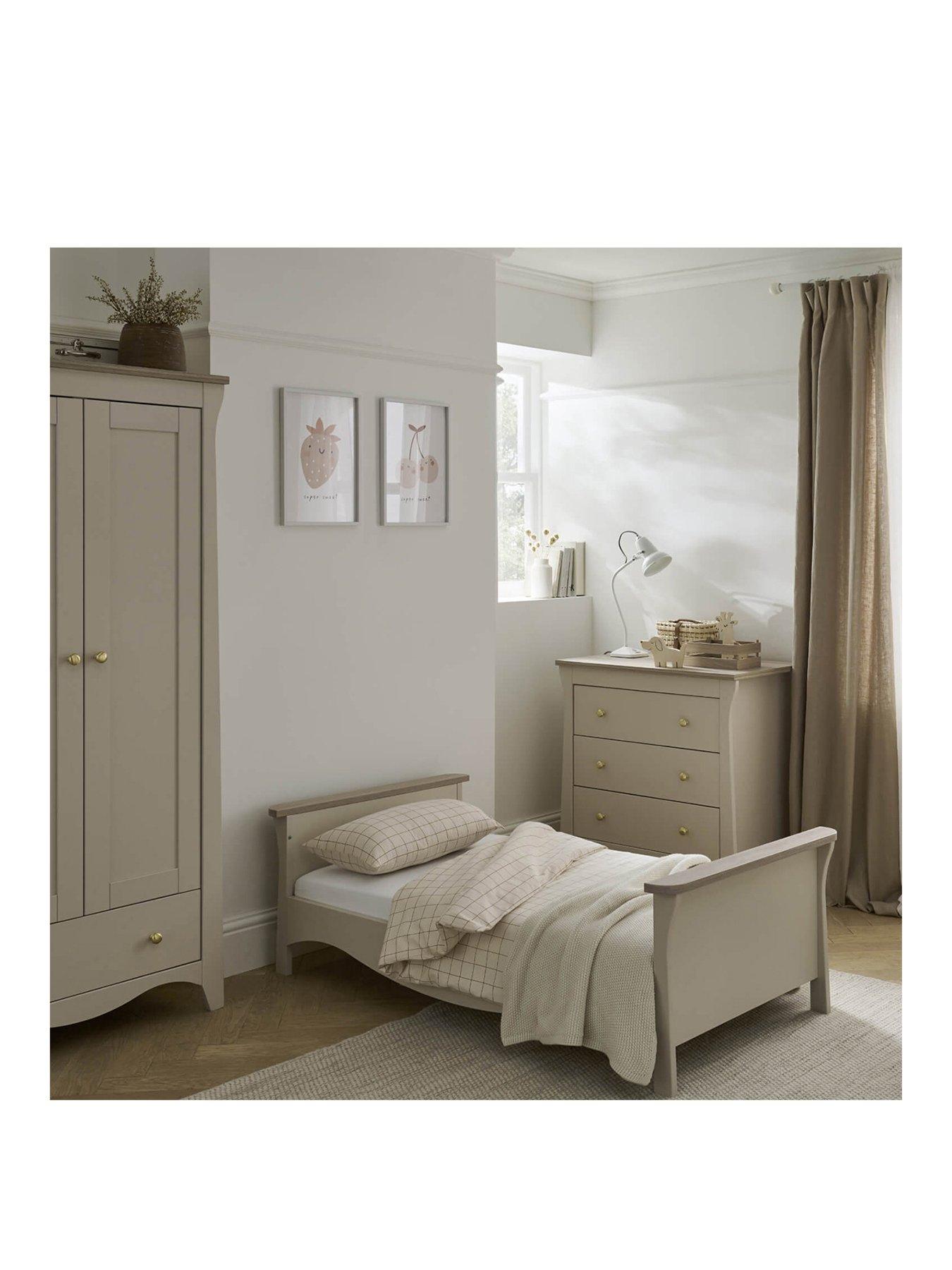 Image 3 of 7 of CuddleCo Clara Cot Bed - Cashmere/Ash