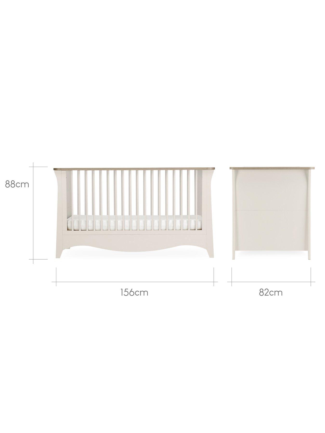Image 6 of 7 of CuddleCo Clara Cot Bed - Cashmere/Ash