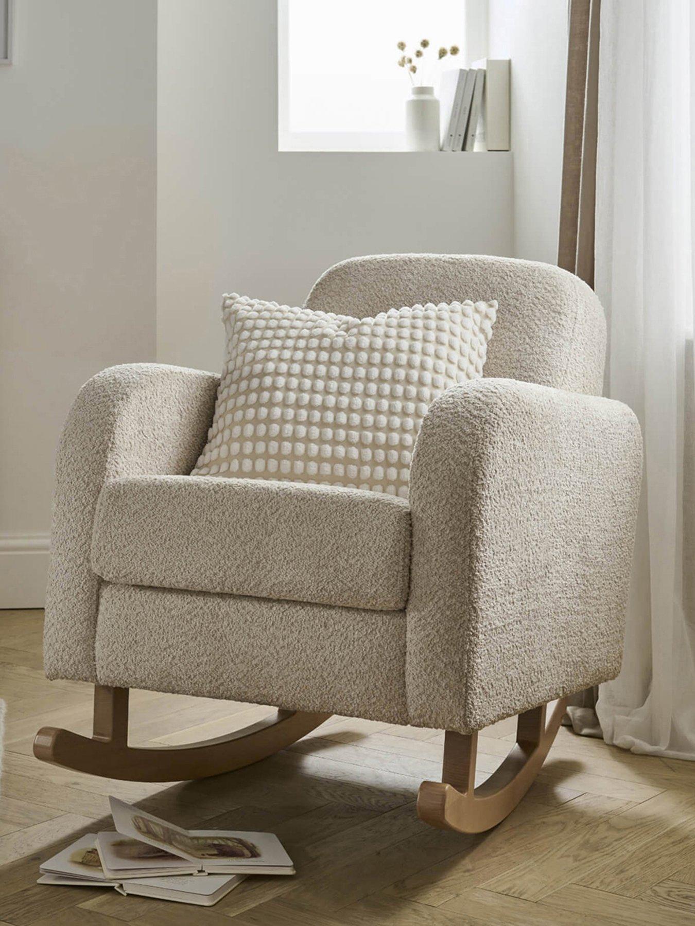 CuddleCo Etta Nursing Chair - Boucle Mushroom