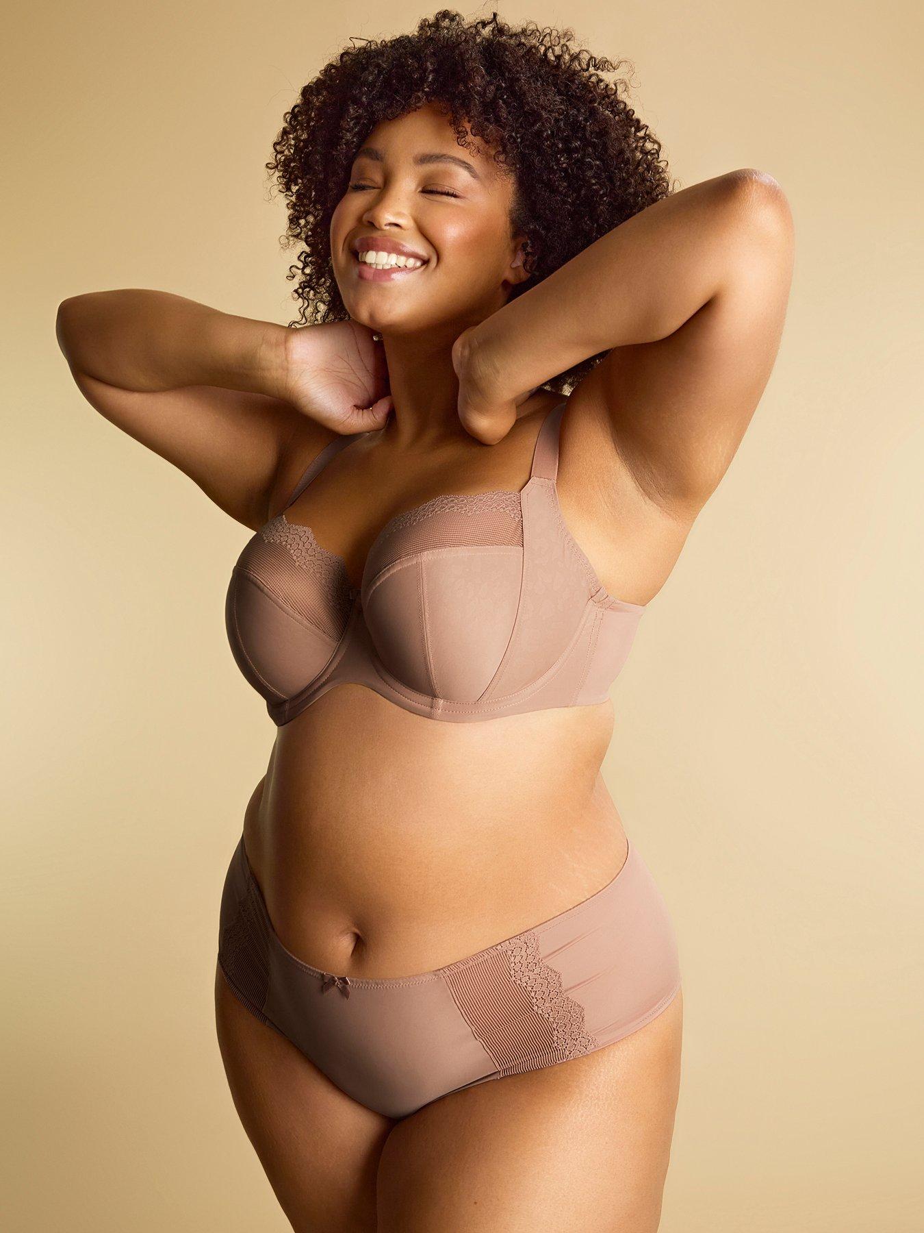  image of sculptresse-by-panache-esme-balconette-bra-mocha-animal