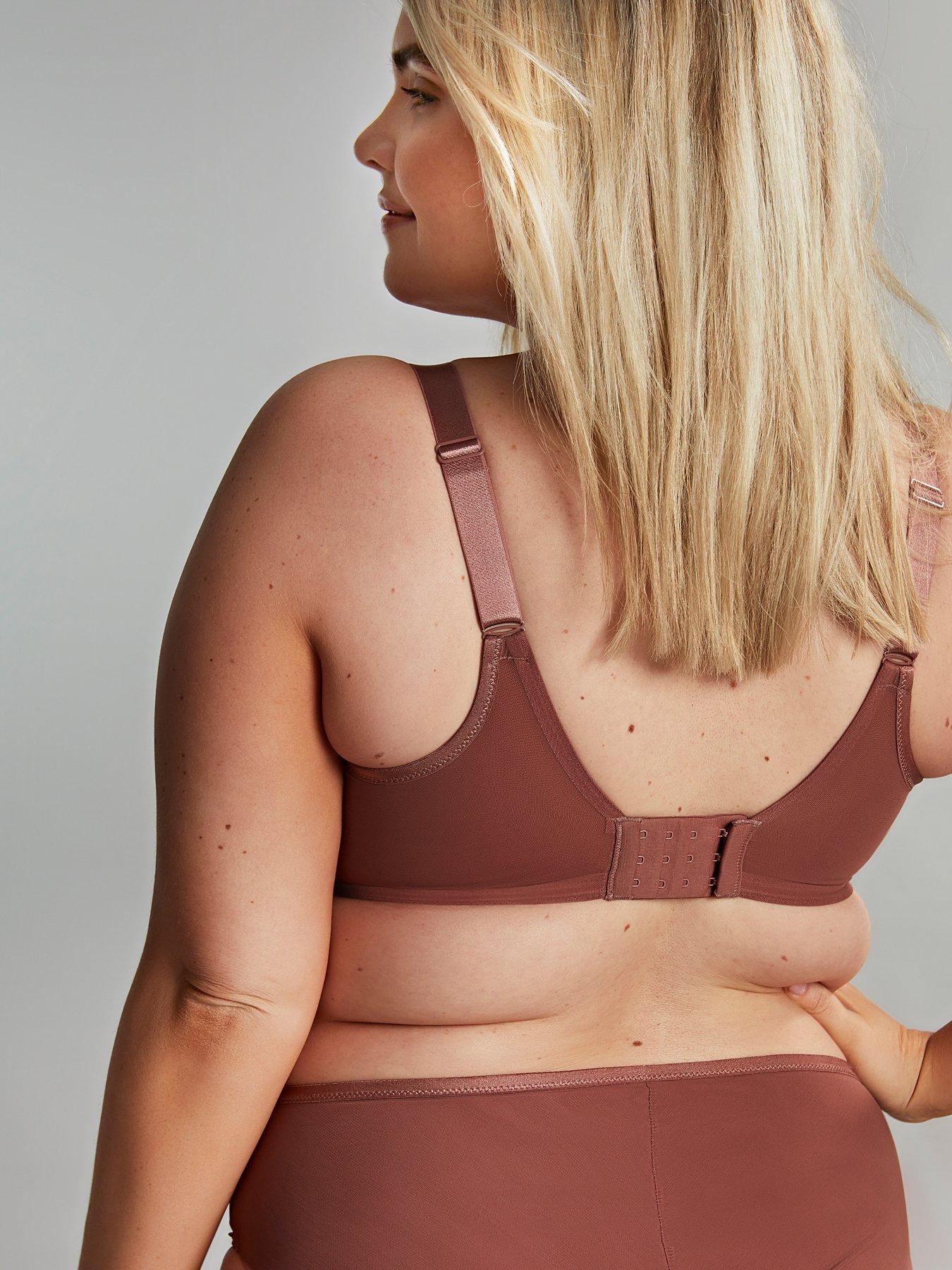 stillFront image of sculptresse-illuminate-non-padded-moulded-bra-pink