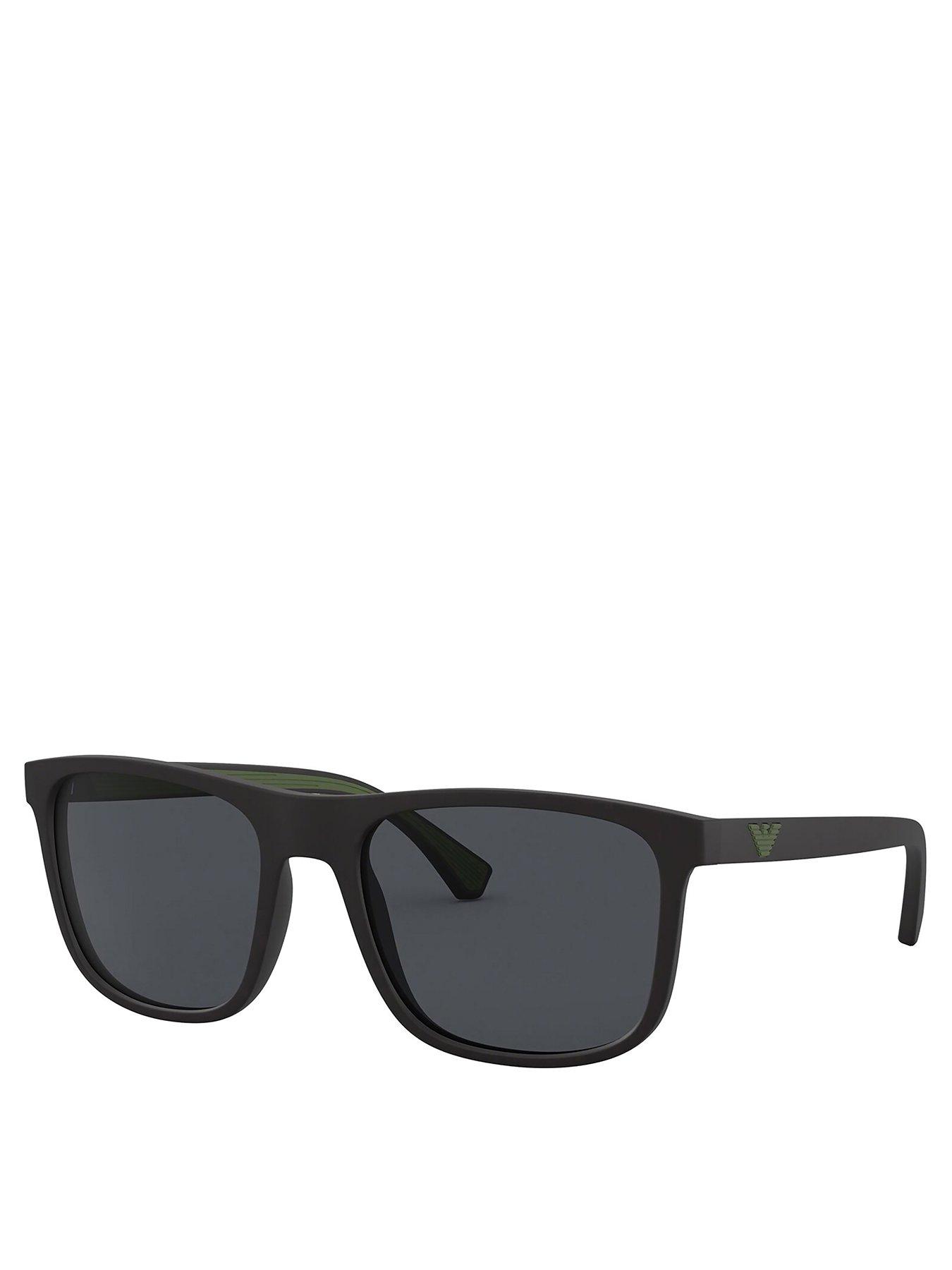undefined 0EA4129 Square Sunglasses - Black
