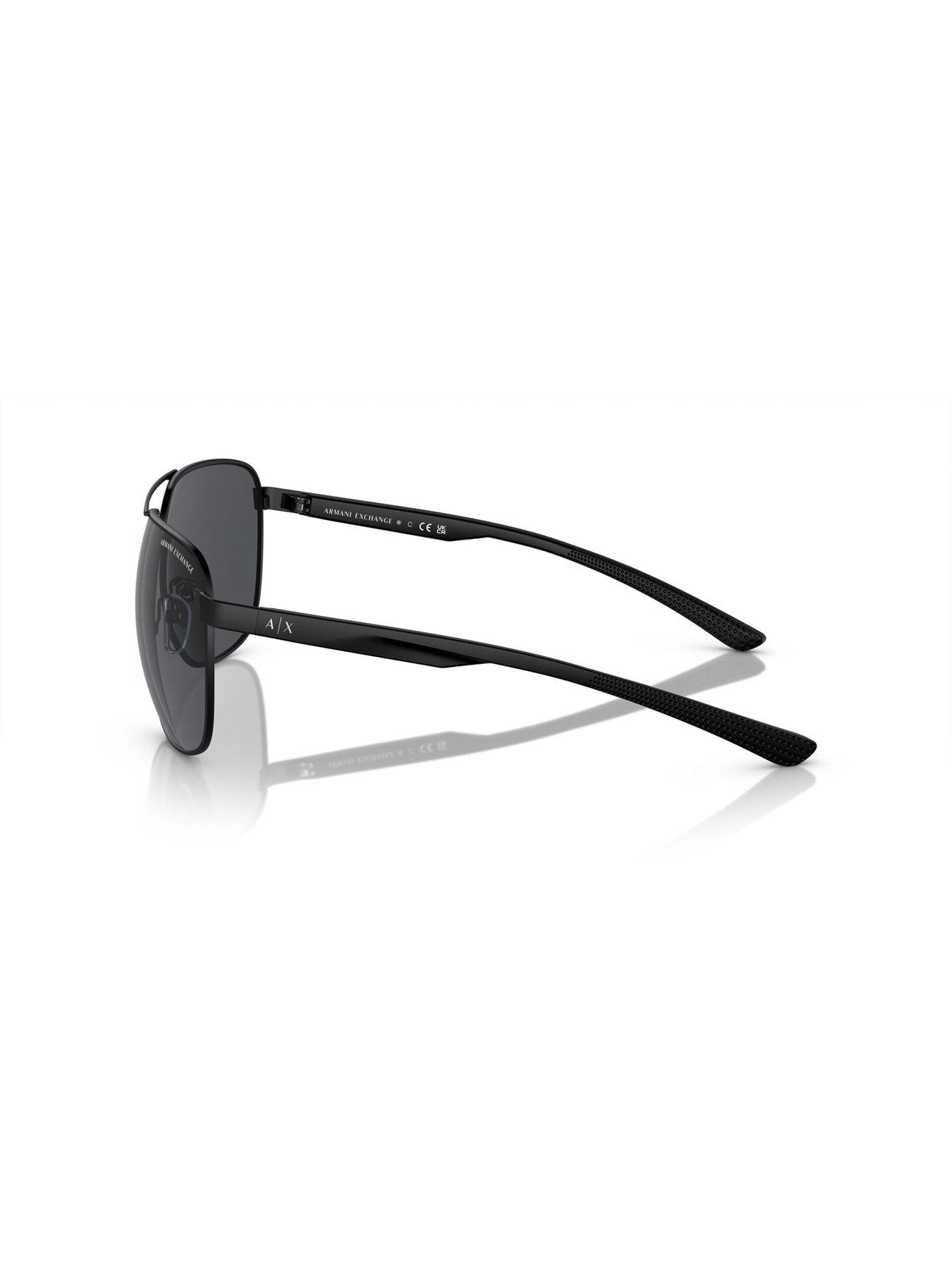 Image 2 of 3 of Armani Exchange 0AX2047S Aviator Sunglasses - Black