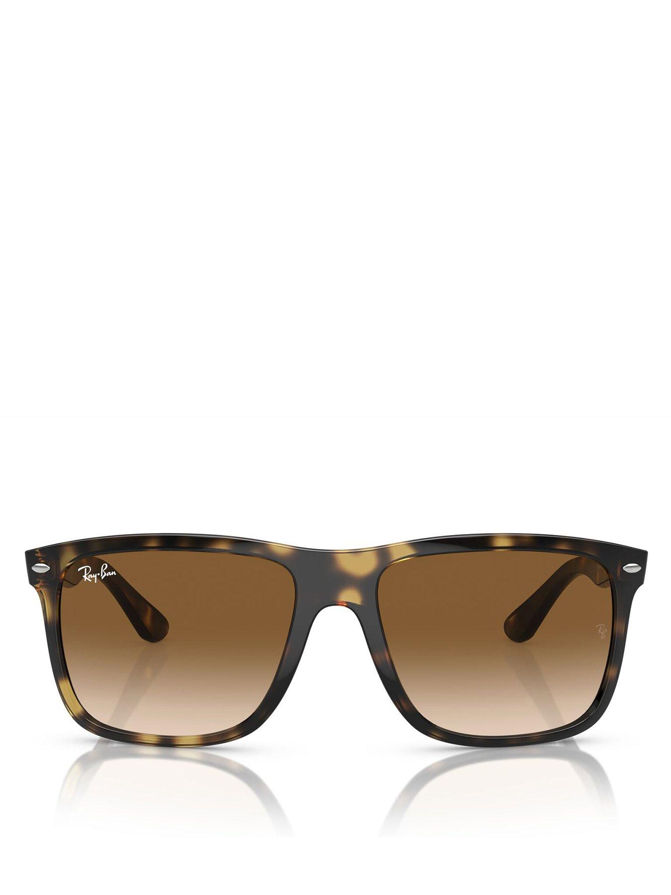  image of ray-ban-0rb4547-rectangle-sunglasses-brown