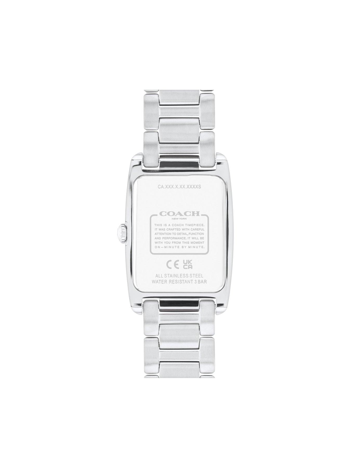 Image 4 of 4 of COACH Ladies Reese Stainless Steel and Gold IP Bracelet Watch