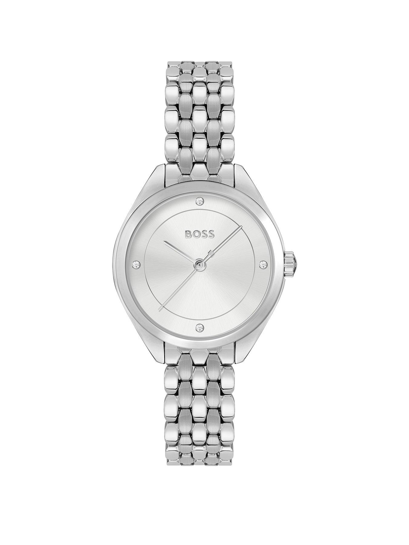 BOSS Ladies Mae Stainless Steel Link Bracelet Watch