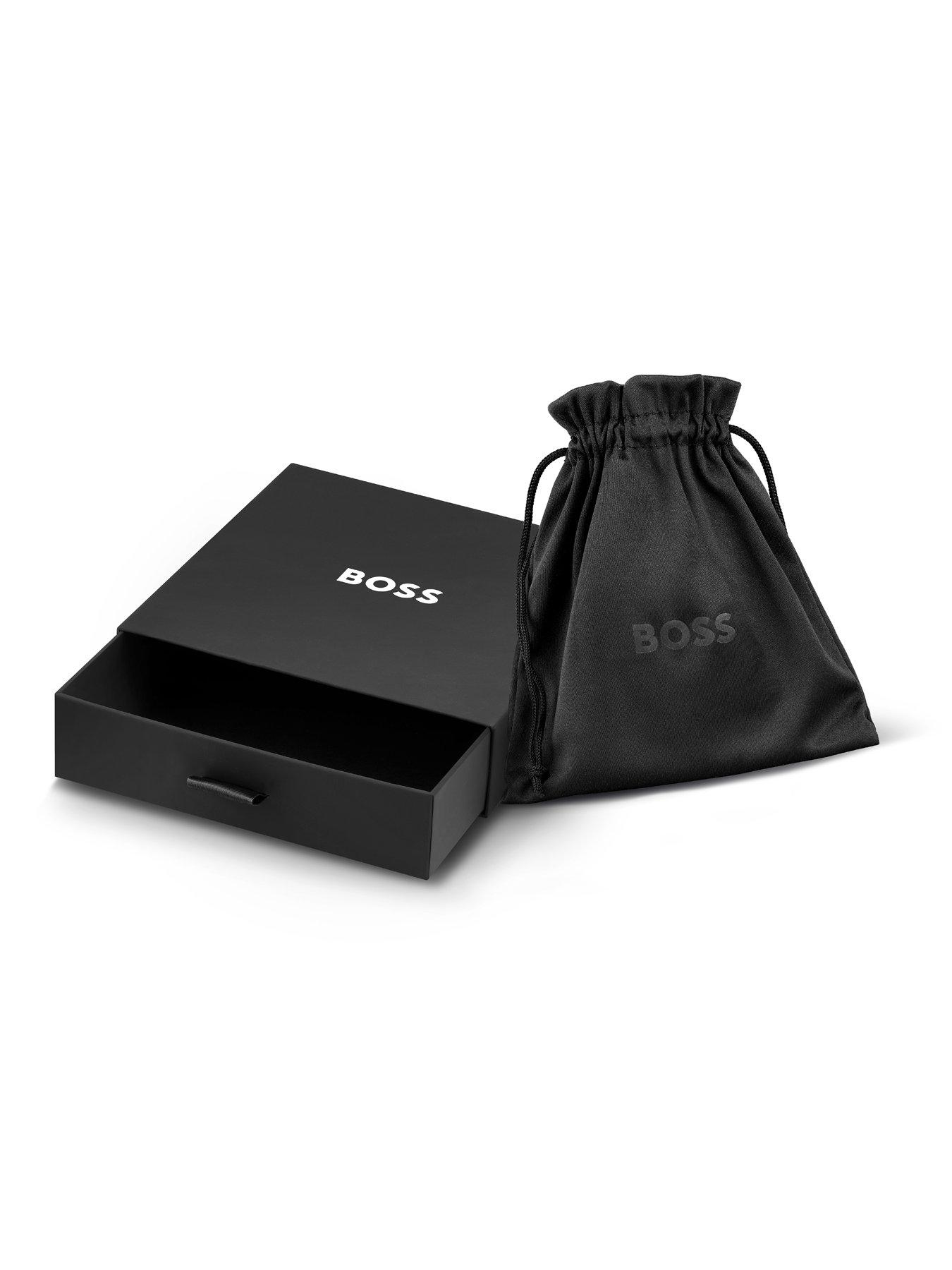  image of boss-ladies-kassy-light-gold-ip-necklace