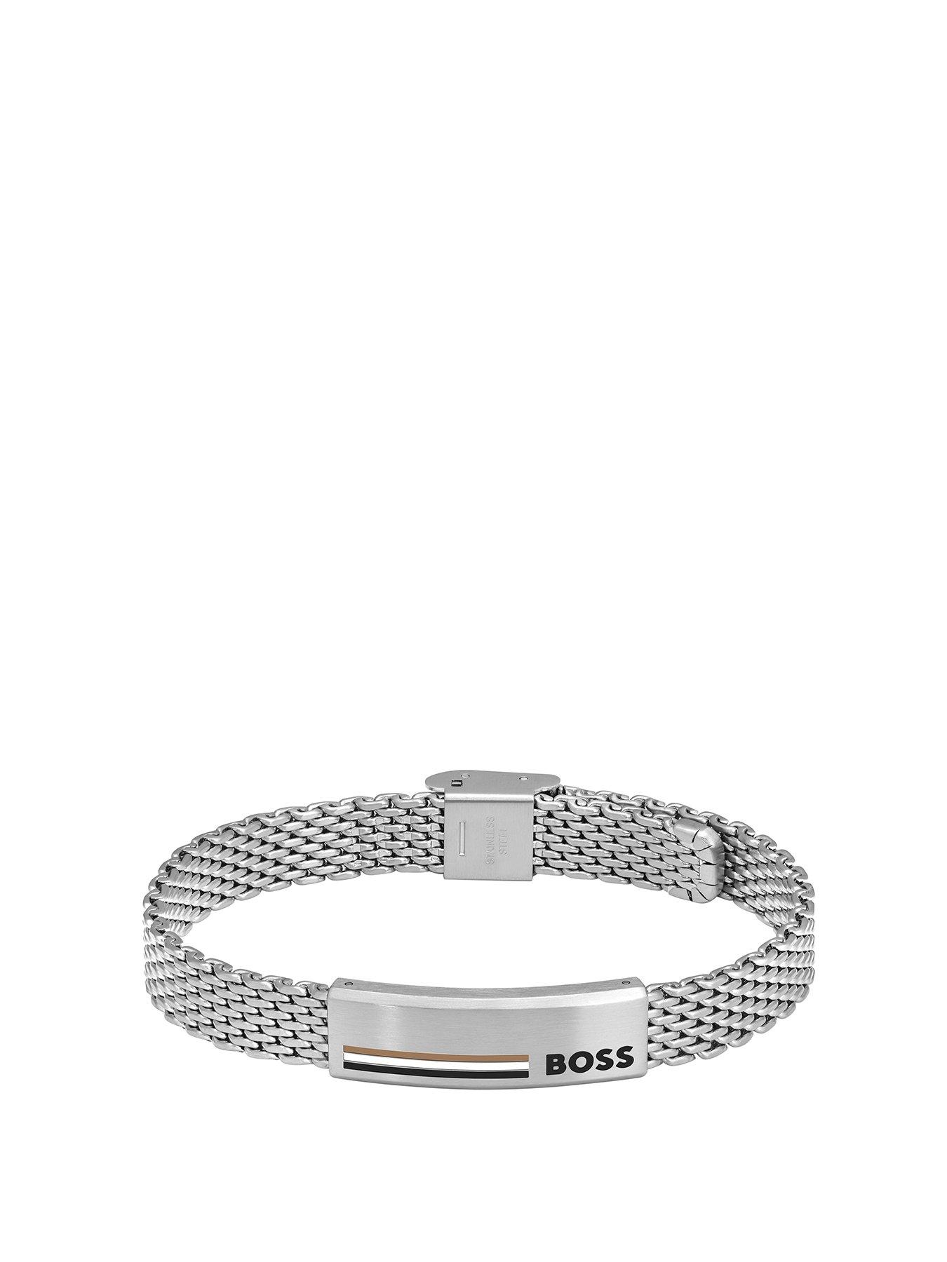 boss-gents-alen-stainless-steel-mesh-bracelet