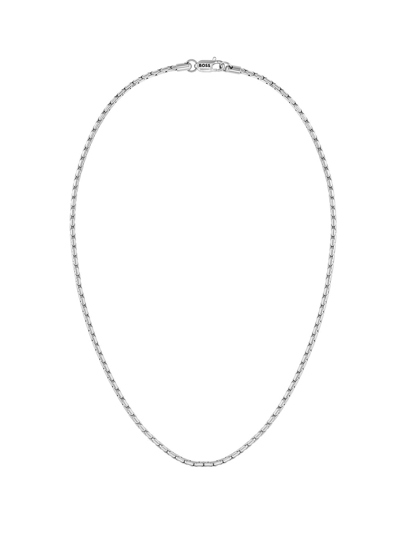  image of boss-gents-evan-stainless-steel-necklace