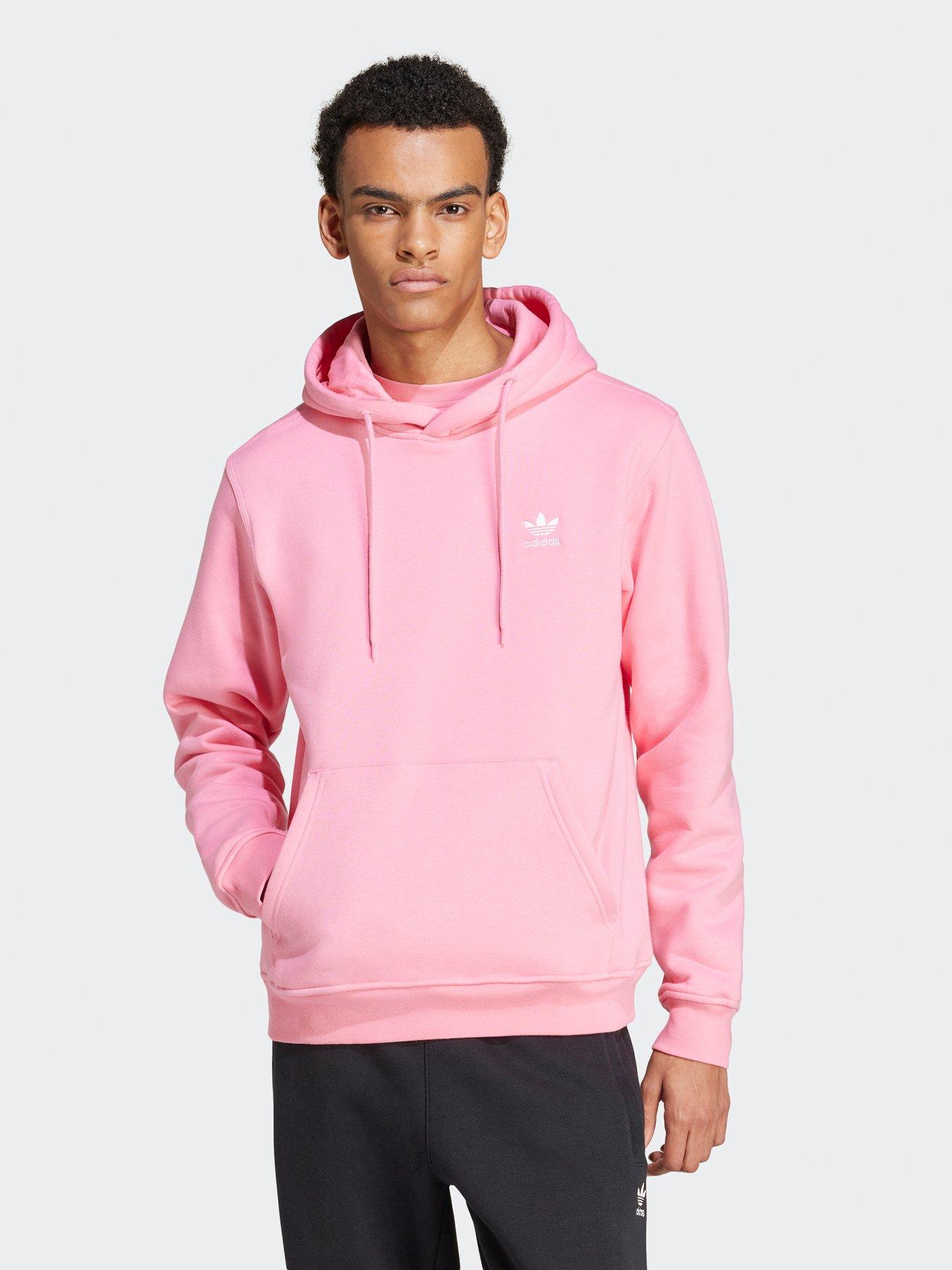 Light pink hot sale adidas hoodie mens