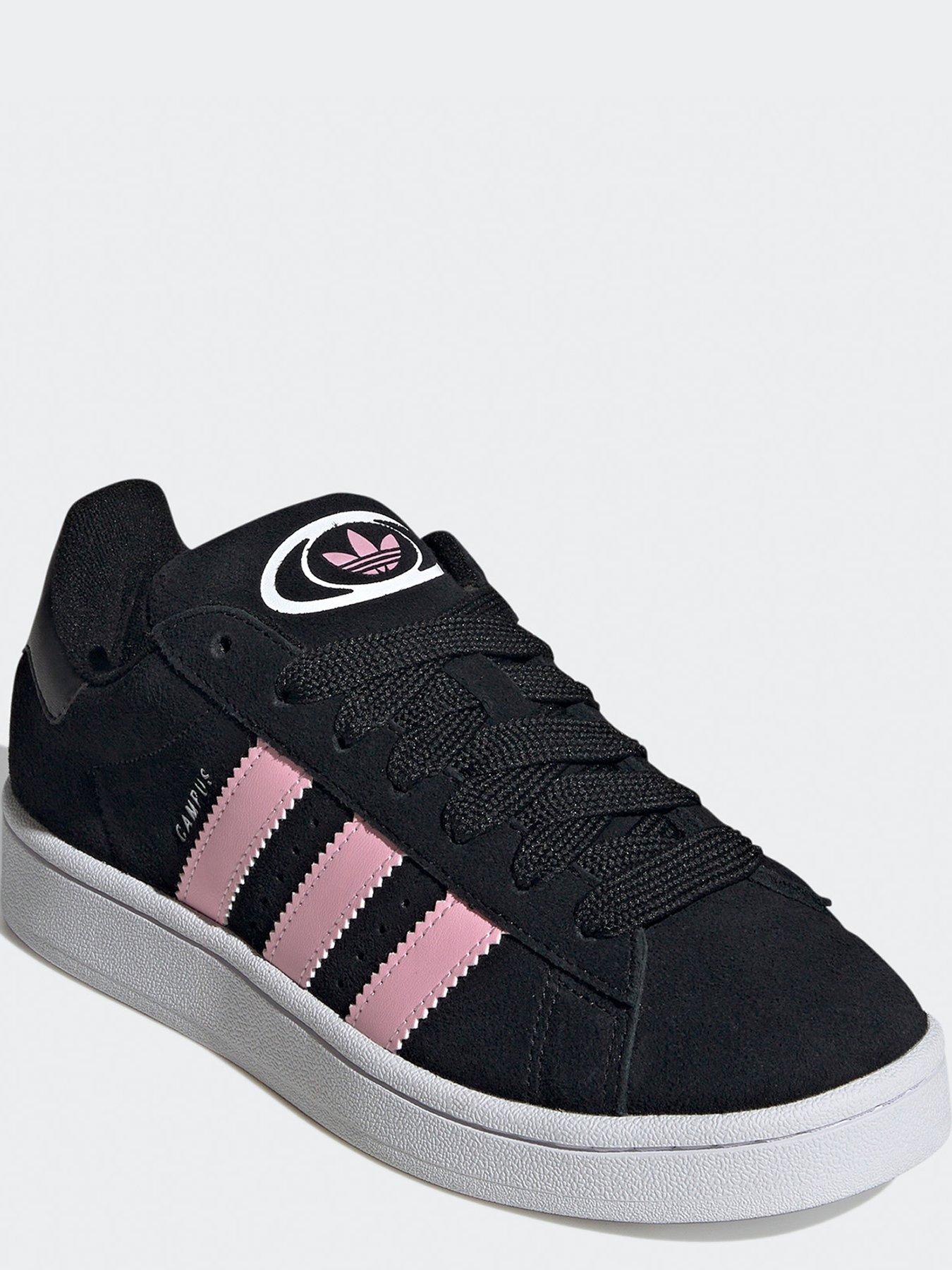  image of adidas-originals-unisex-campus-00s-blackwhitepink