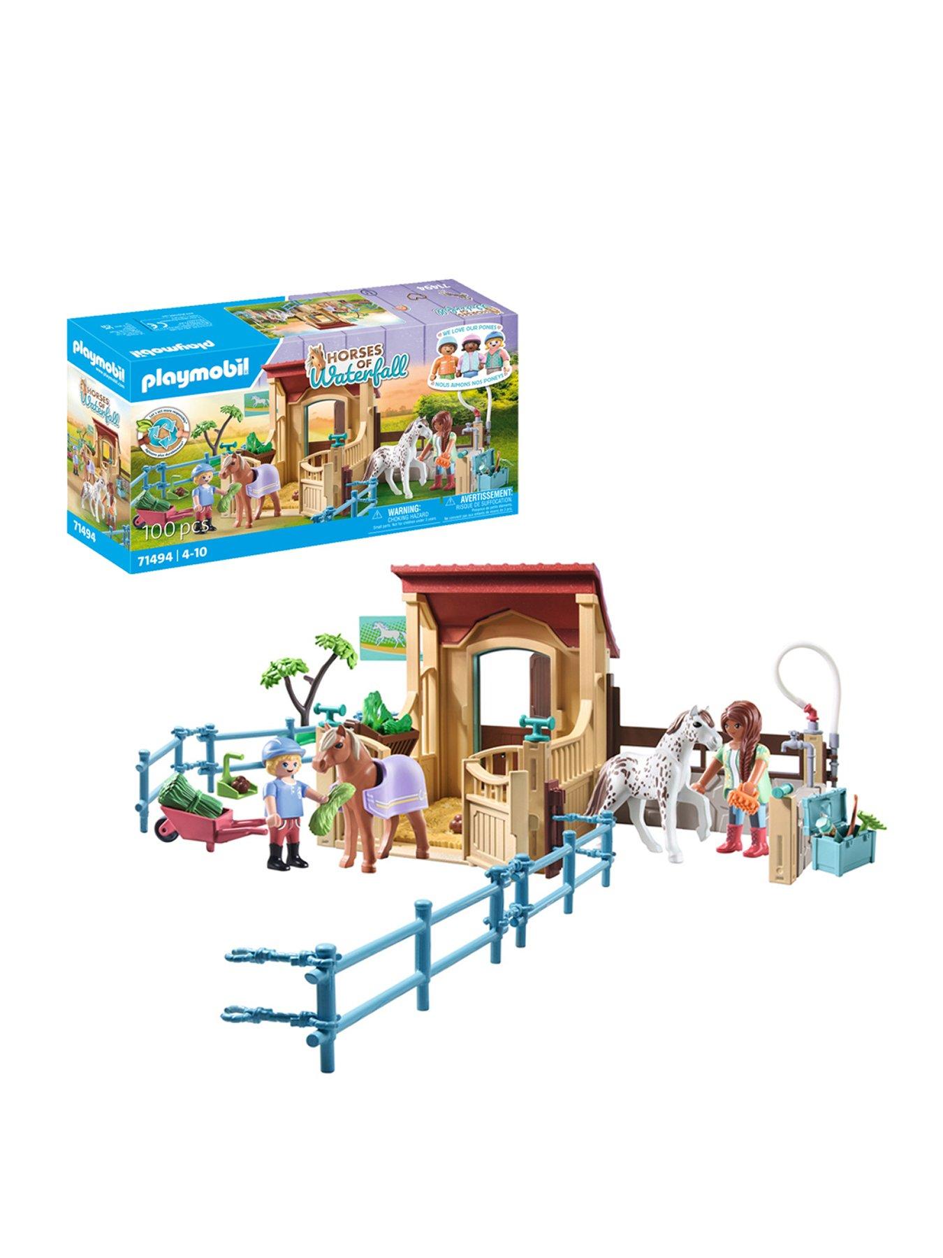 Playmobil horse grooming station on sale