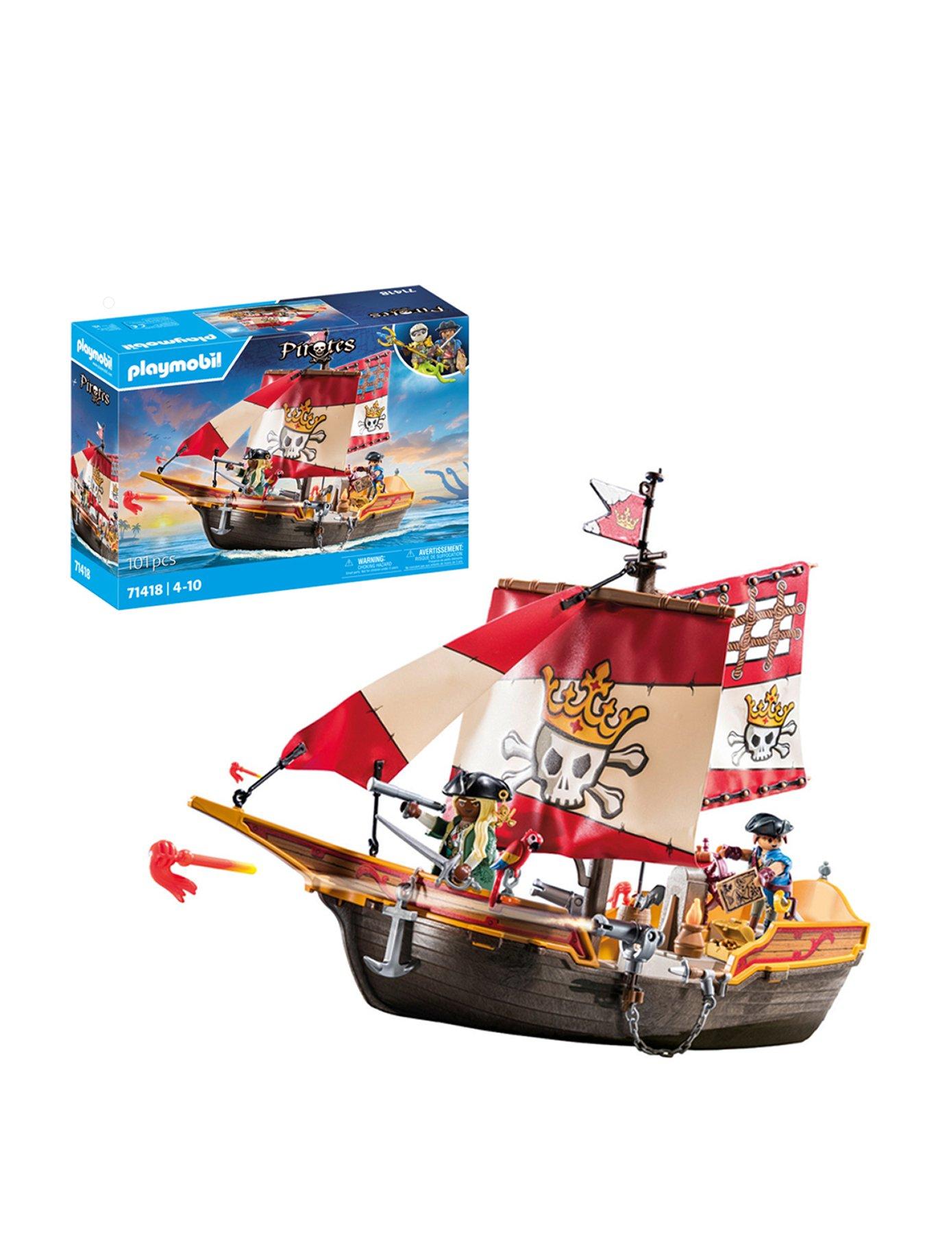 Playmobil 71418 Pirate Ship littlewoods