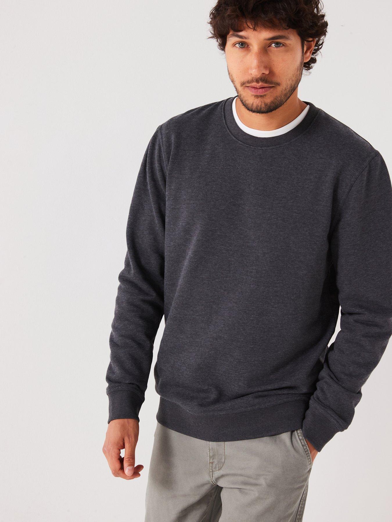 undefined Crew Neck Sweatshirt - Charcoal