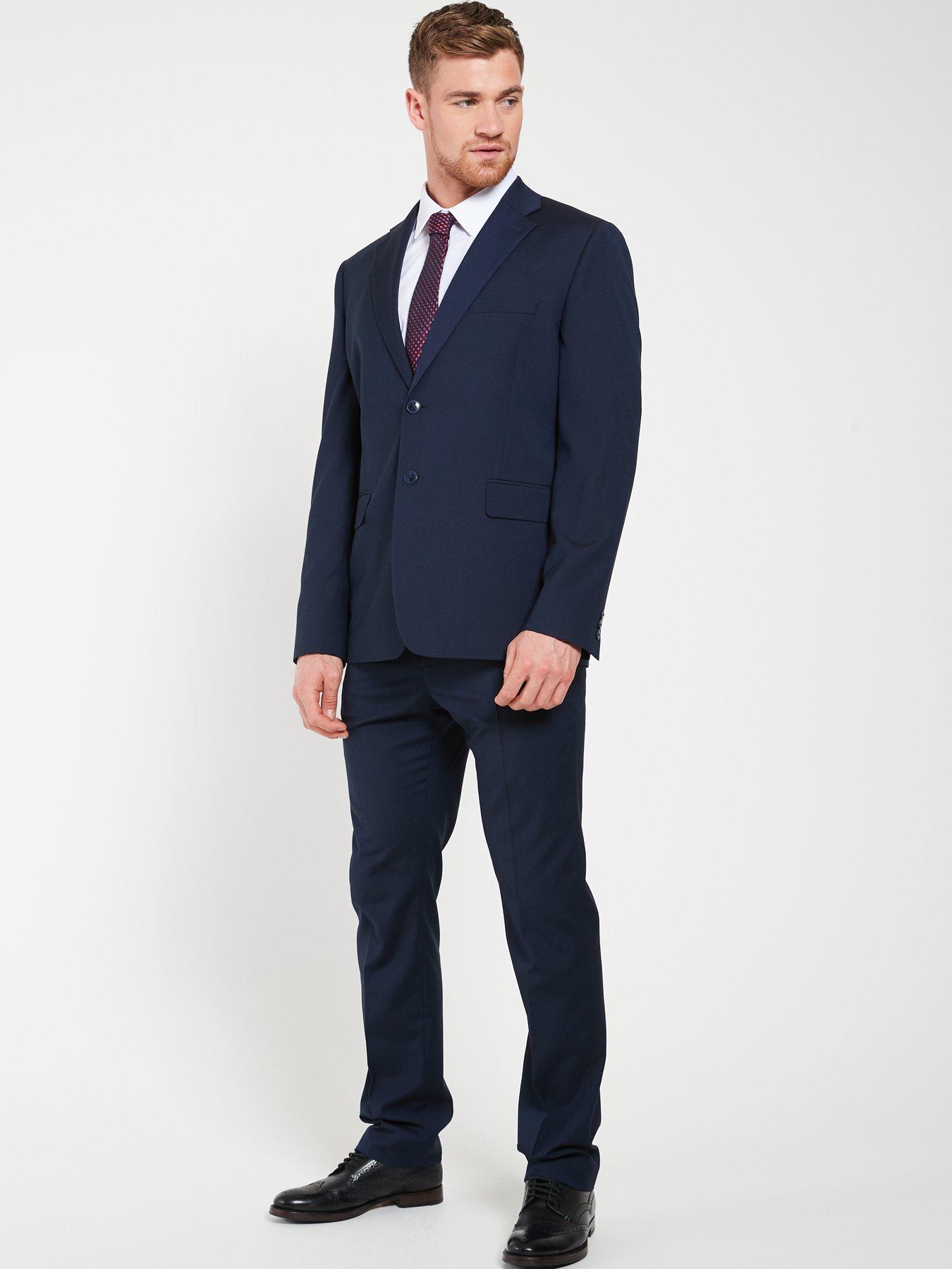 Image 3 of 6 of Very Man Regular Suit Jacket - Navy