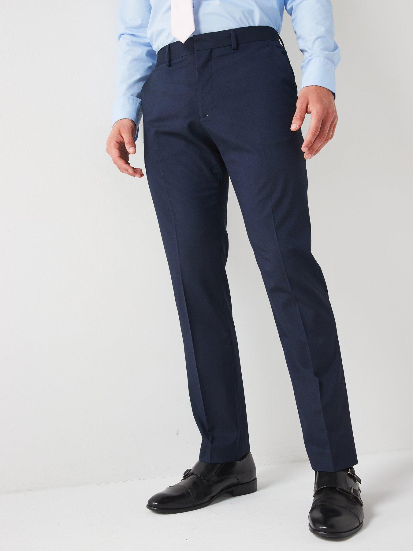 undefined Regular Suit Trouser - Navy