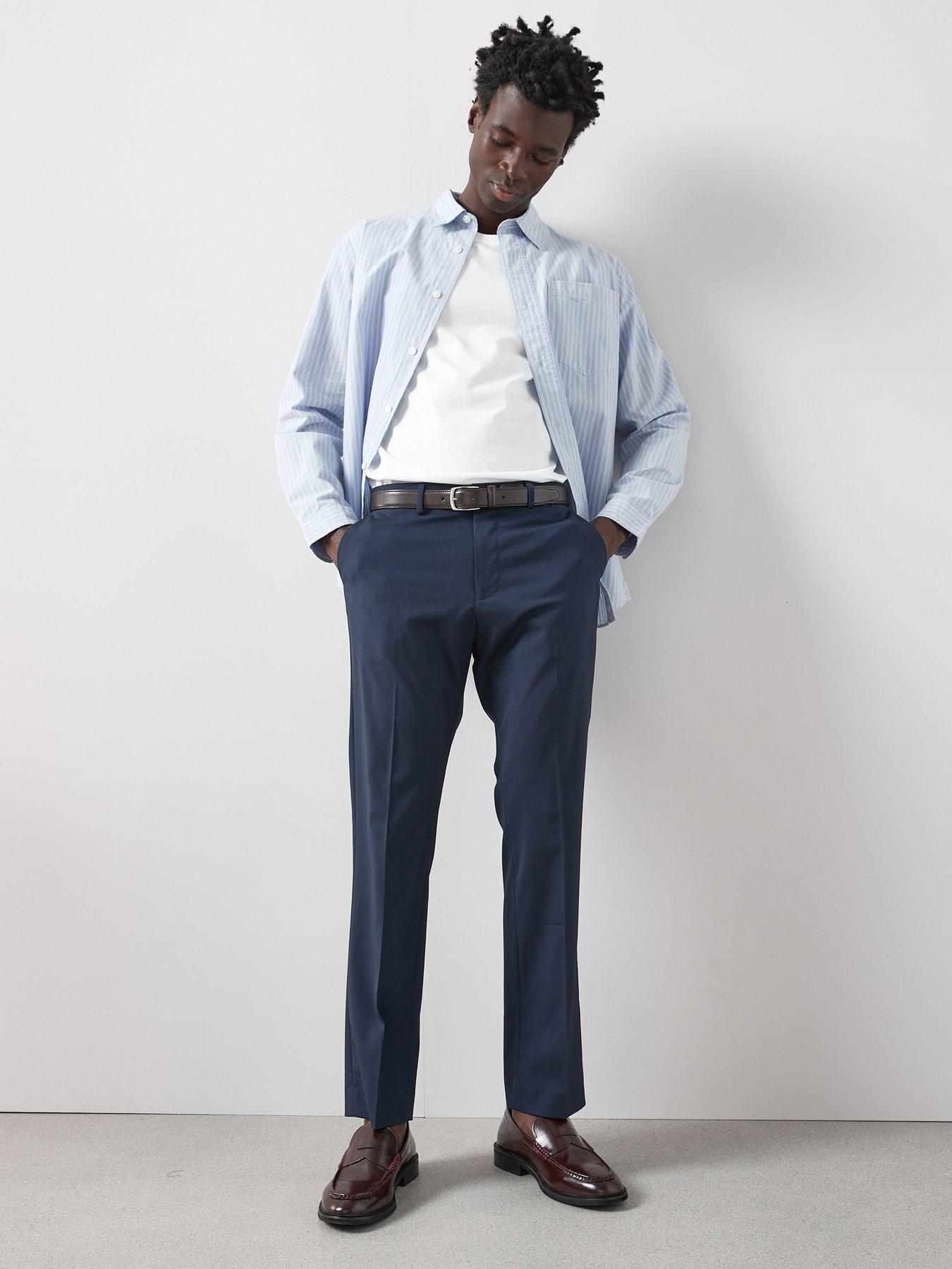 Image 3 of 6 of Very Man Regular Suit Trousers - Navy